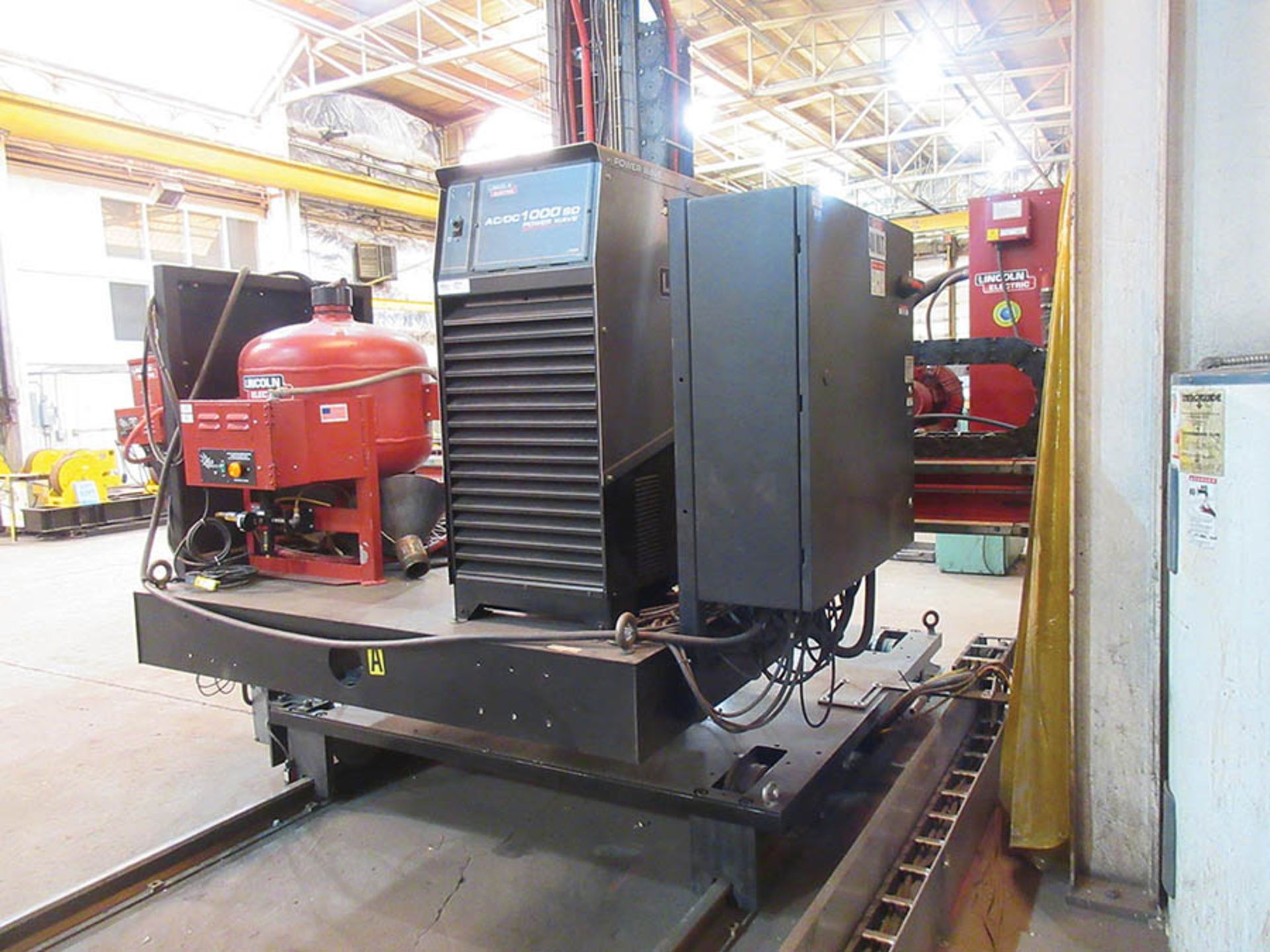 2019 LINCOLN ELECTRIC PANTHEON SUBMERGED ARC 12' WELDING MANIPULATOR SYSTEM ON TRAVEL CART, PROJECT: - Image 4 of 15