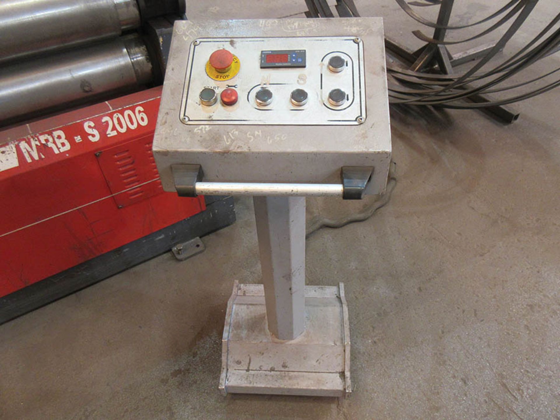 2012 JMT HYDRAULIC 3-ROLL INITIAL PINCH PLATE BENDER, TYPE: MRB-S 2006, CAPACITY: 6MM, WIDTH: - Image 9 of 9