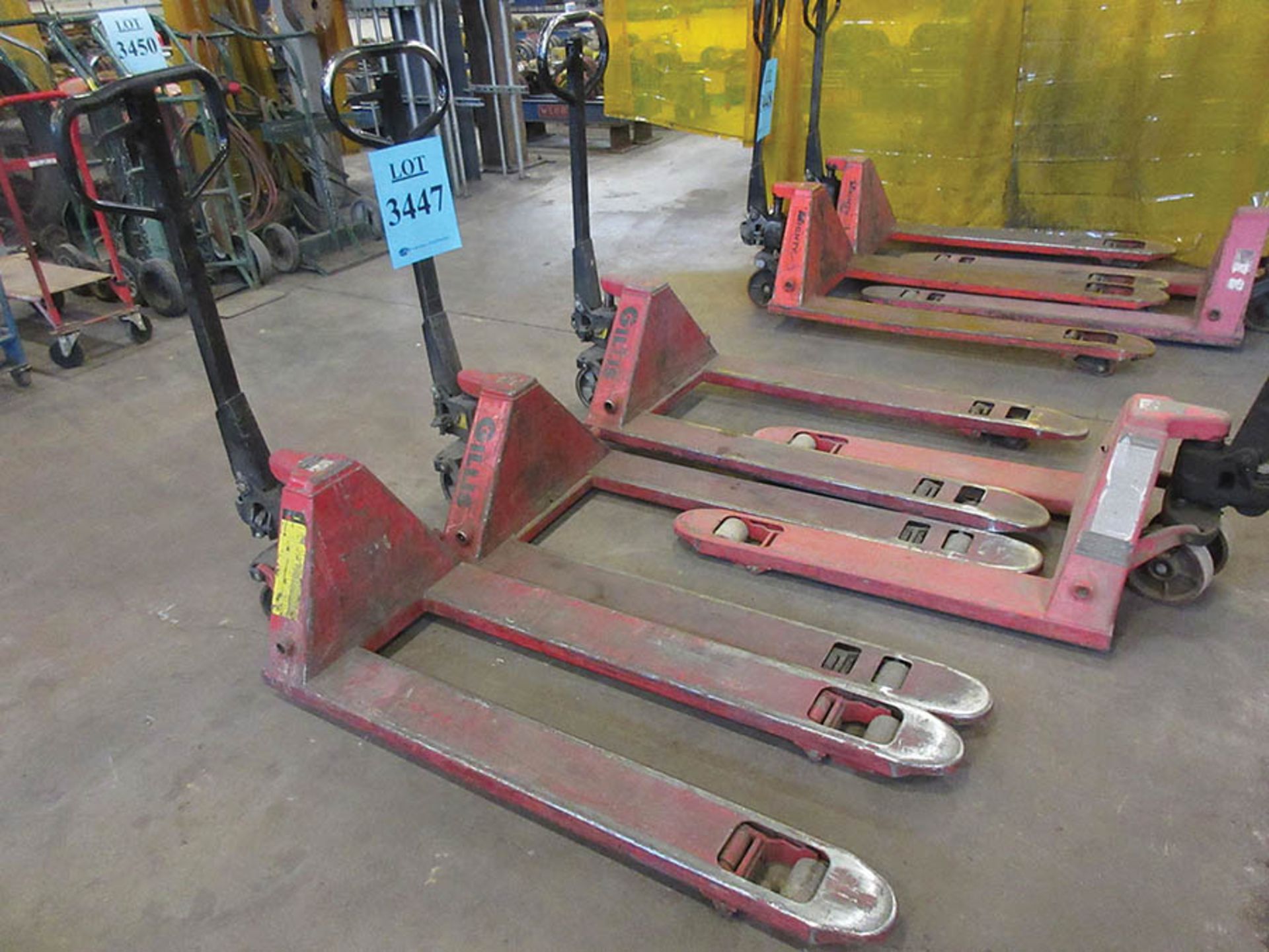 LOT (QTY.4) PALLET JACKS