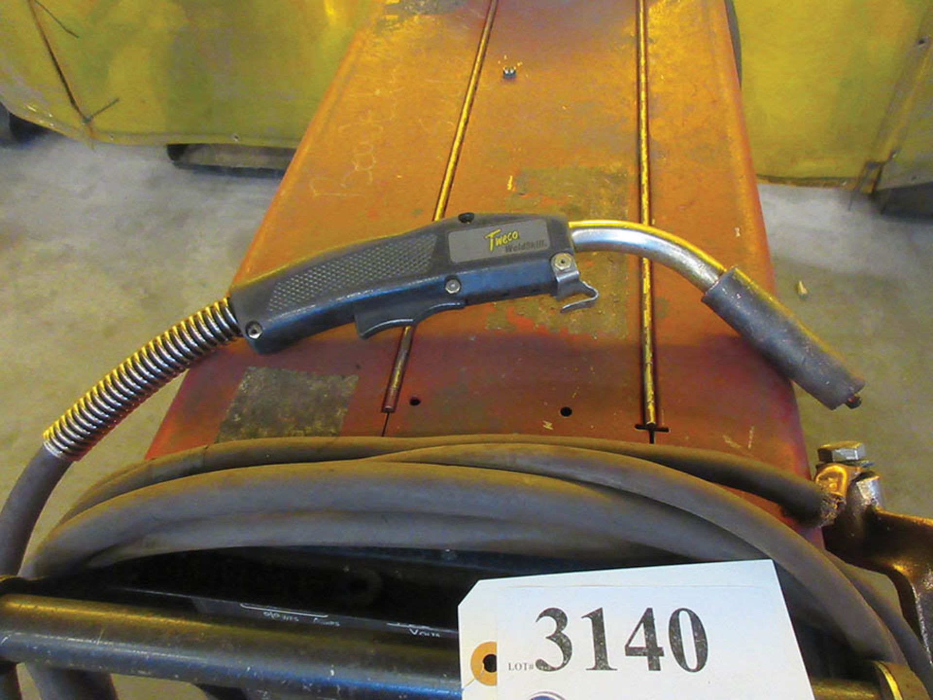 LINCOLN ELECTRIC 350MP POWER MIG WELDER WITH TWECO WELDSKILL MIG GUN, #6 - Image 3 of 3