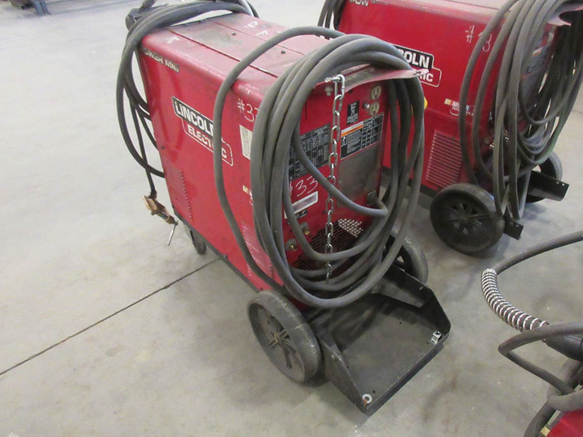 LINCOLN ELECTRIC 350MP POWER MIG WELDER WITH TWECO WELDSKILL MIG GUN, #33 - Image 2 of 3