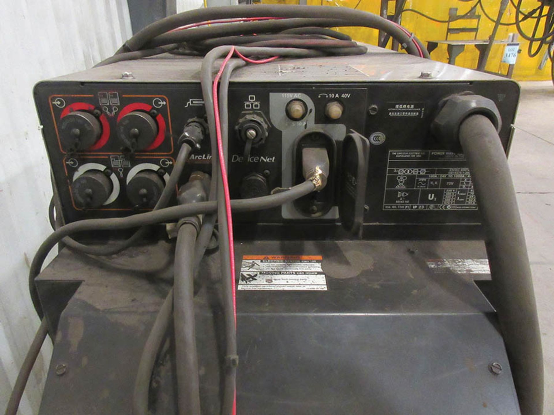 SUB-ARC WELDING STATIONS, WITH LINCOLN ELECTRIC POWER WAVE AC/DC 1000 SD SUBARC WELDERS, S/N: - Image 4 of 7