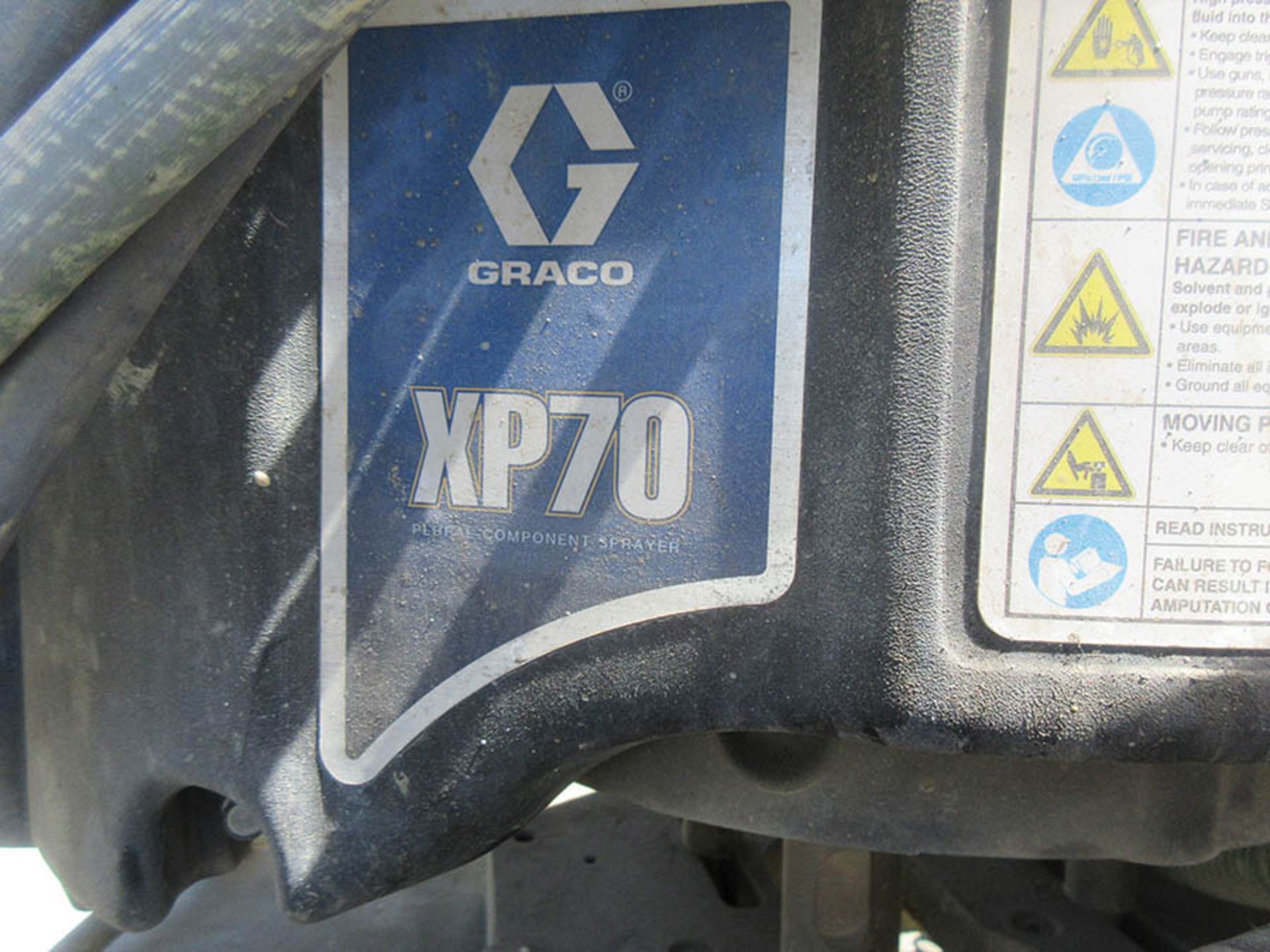 GRACO XP70 PLURAL COMPONENT SPRAYER, (LOCATION: 3220 ERIE PRWY ERIE, CO 80516) - Image 4 of 4