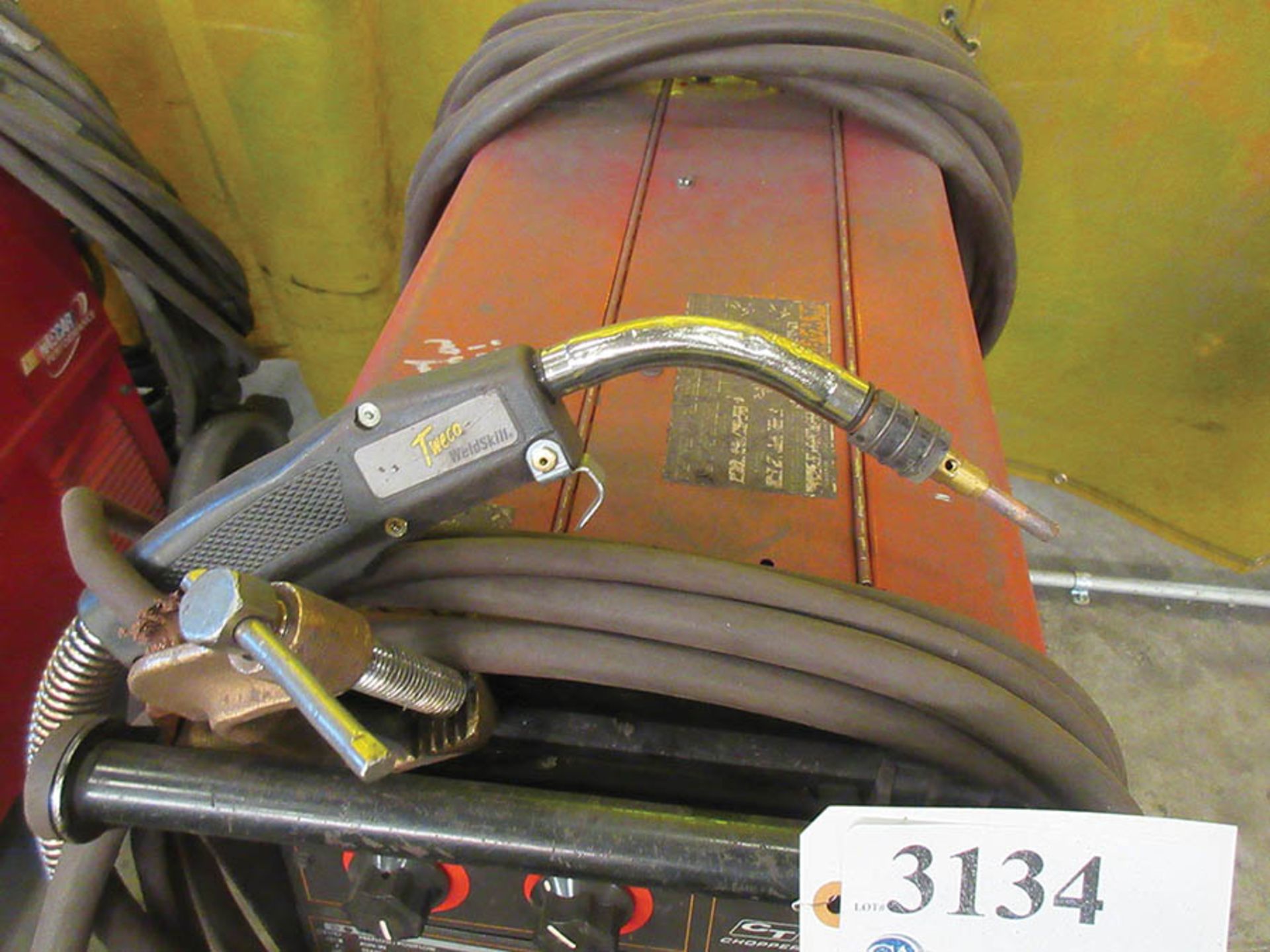 LINCOLN ELECTRIC 350MP POWER MIG WELDER WITH TWECO WELDSKILL MIG GUN, #57 - Image 3 of 3