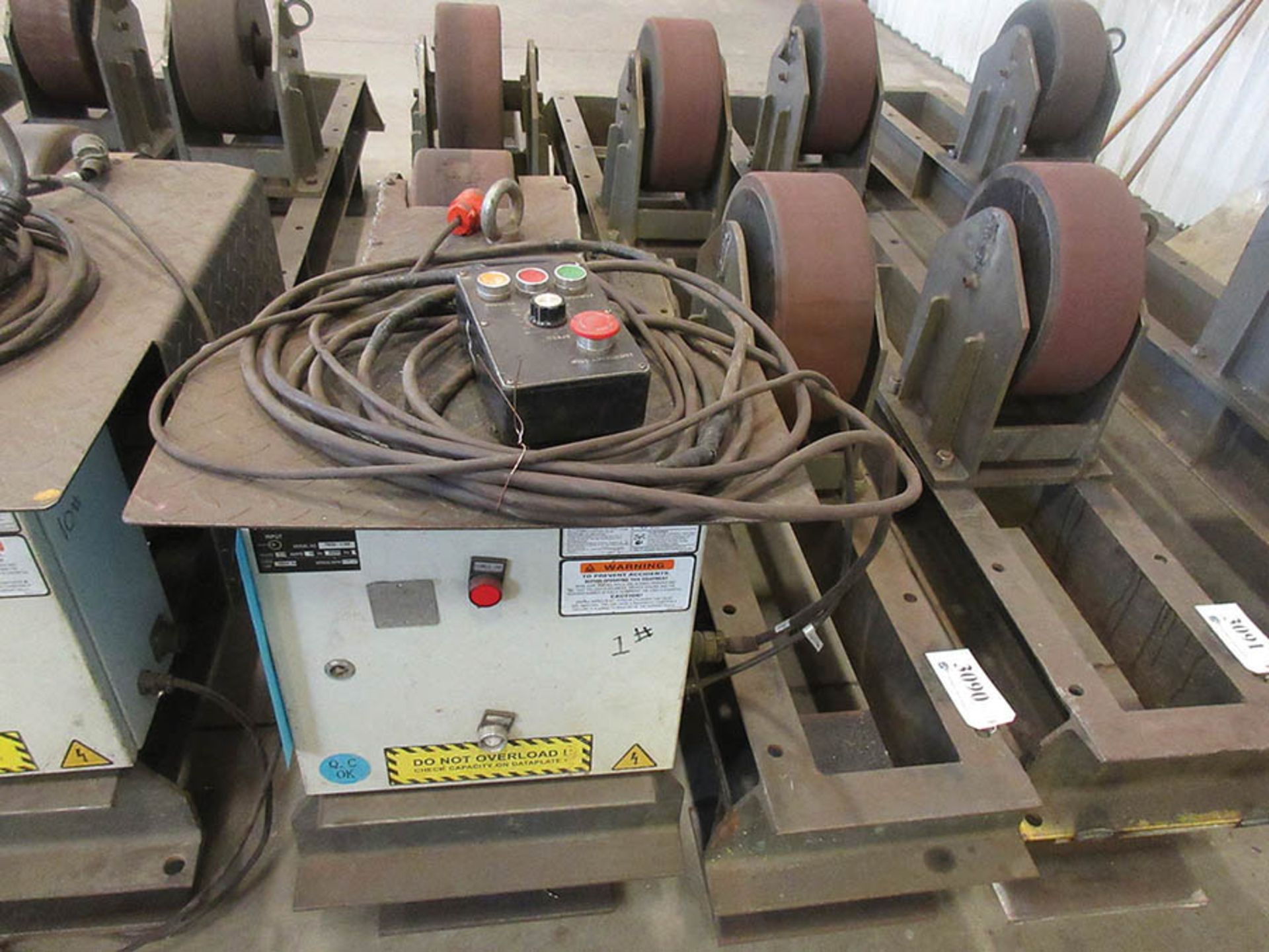 PROFAX 10-TON TANK TURNING ROLL SET, LOAD CAP. 10,000 LBS., SPEED/RPM 0.27-1.27, MODEL: TR-20000, #