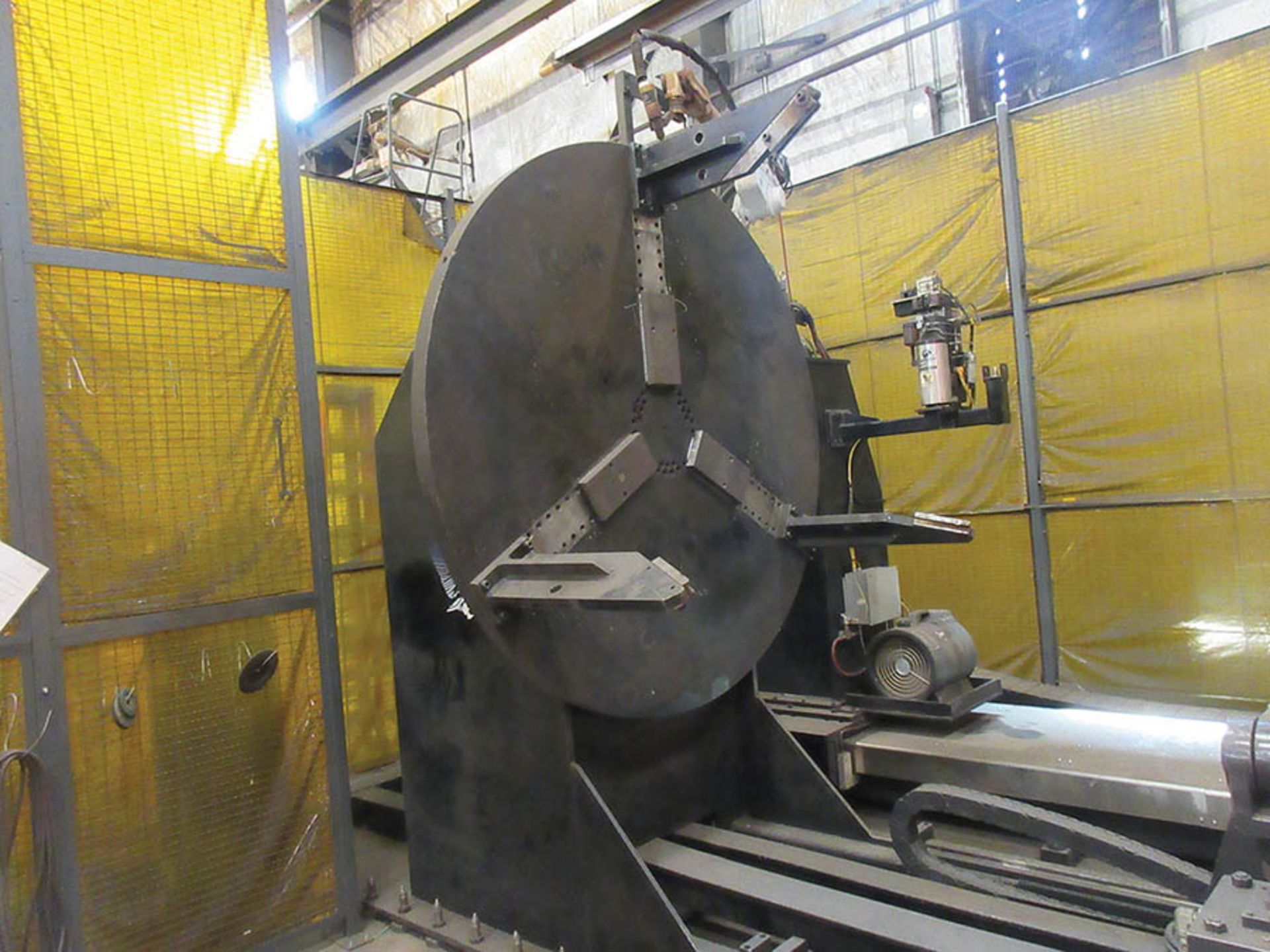 HAWK TECH ROBOTIC WELDING CELL 3, HAWK TECK 20,000 LB. WELDING POSITIONER, 72'' MAX. PIPE DIA. S/ - Image 7 of 25