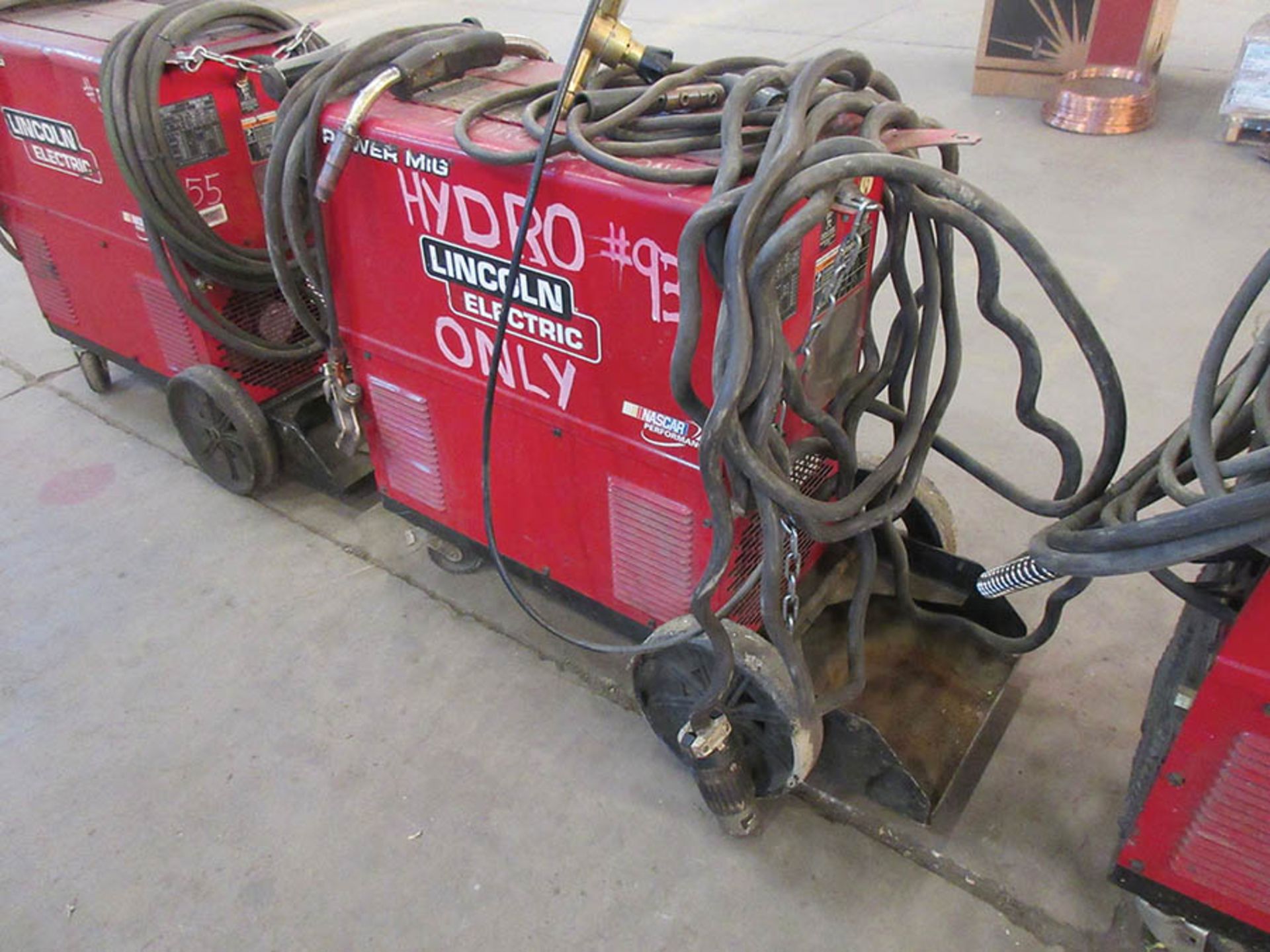 LINCOLN ELECTRIC 350MP POWER MIG WELDER WITH TWECO WELDSKILL MIG GUN, #93 - Image 2 of 3