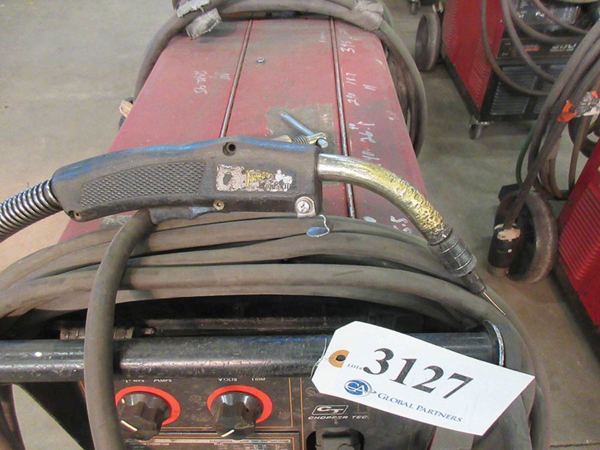 LINCOLN ELECTRIC 350MP POWER MIG WELDER WITH TWECO WELDSKILL MIG GUN, #2 - Image 3 of 3