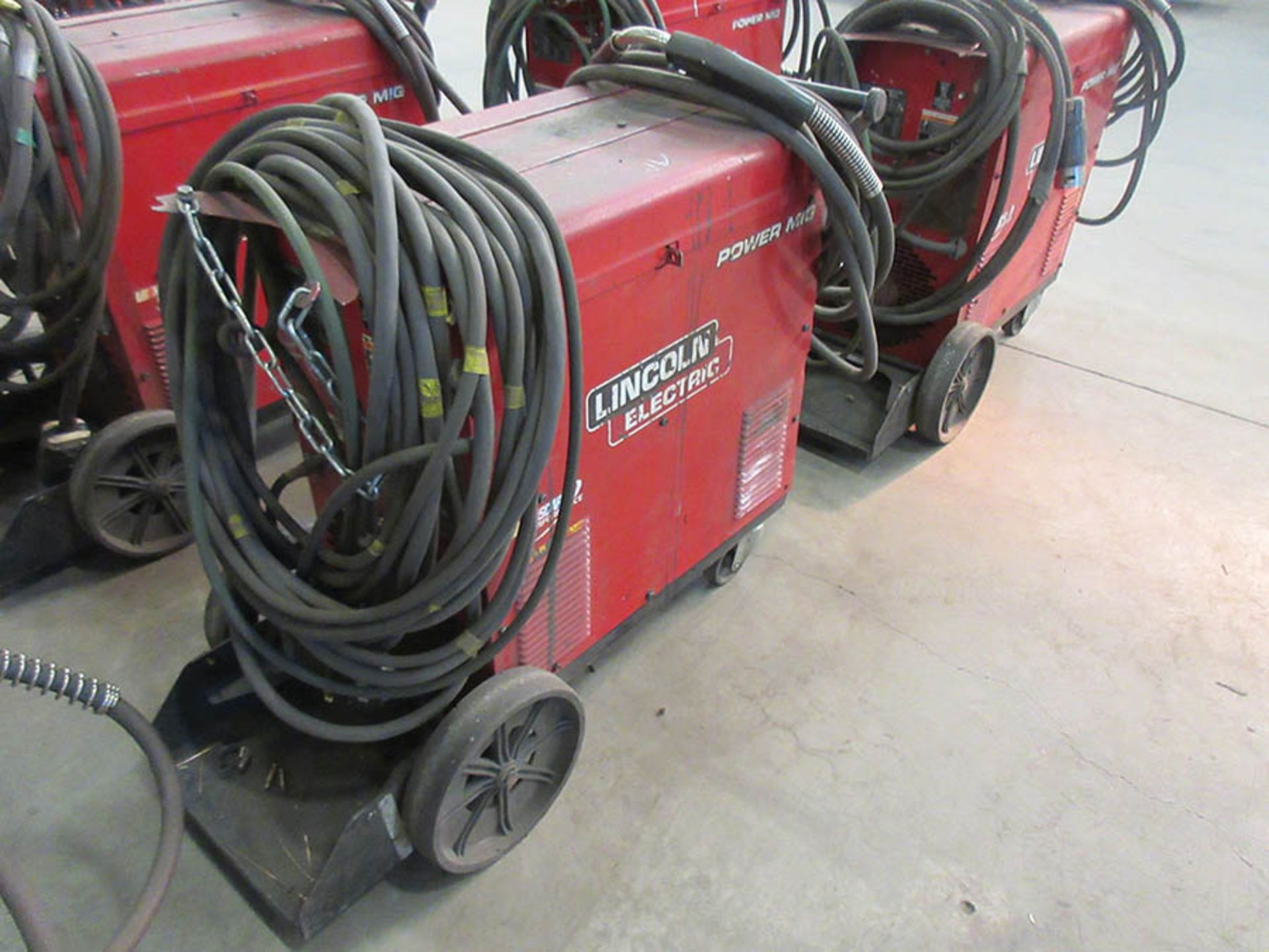 LINCOLN ELECTRIC 350MP POWER MIG WELDER WITH TWECO WELDSKILL MIG GUN, #65 - Image 2 of 3