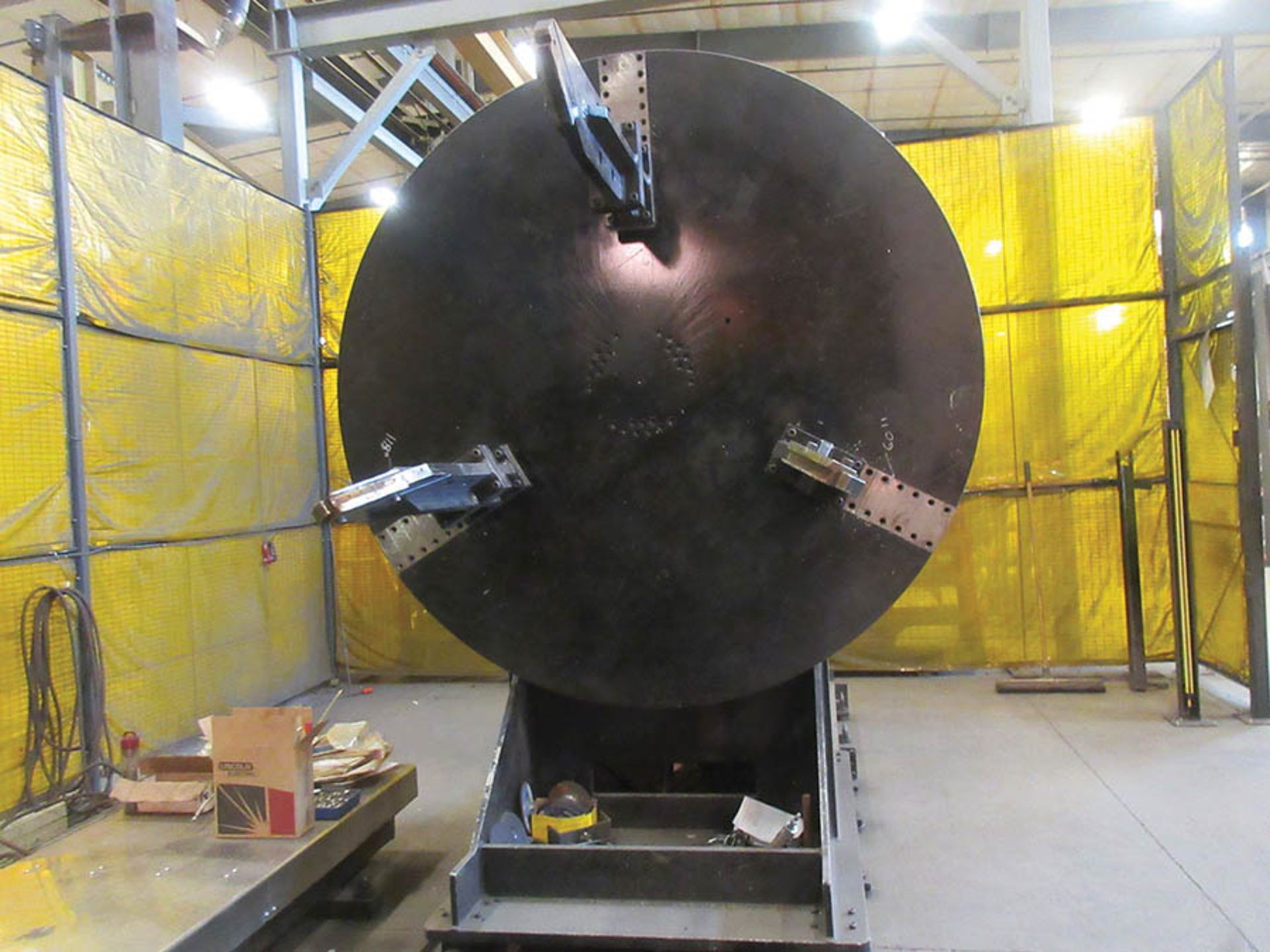 HAWK TECH ROBOTIC WELDING CELL 2, HAWK TECK 20,000 LB. WELDING POSITIONER, 72'' MAX. PIPE DIA. S/ - Image 3 of 22