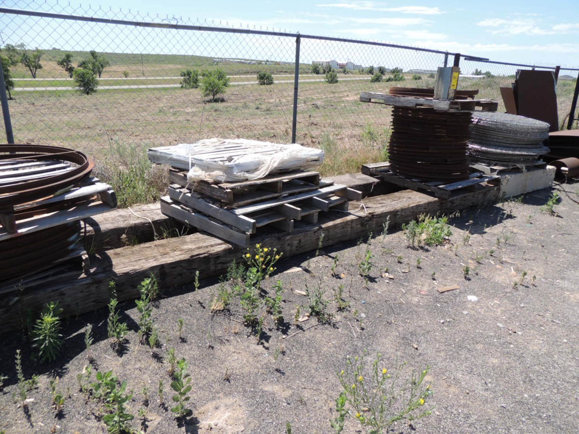 MISC. STEEL PLATE, I-BEAM, CHANNEL IRON, VESSEL CAPS, FLANGES AND CAPS, PIPE, SERRATED STEEL - Image 17 of 20