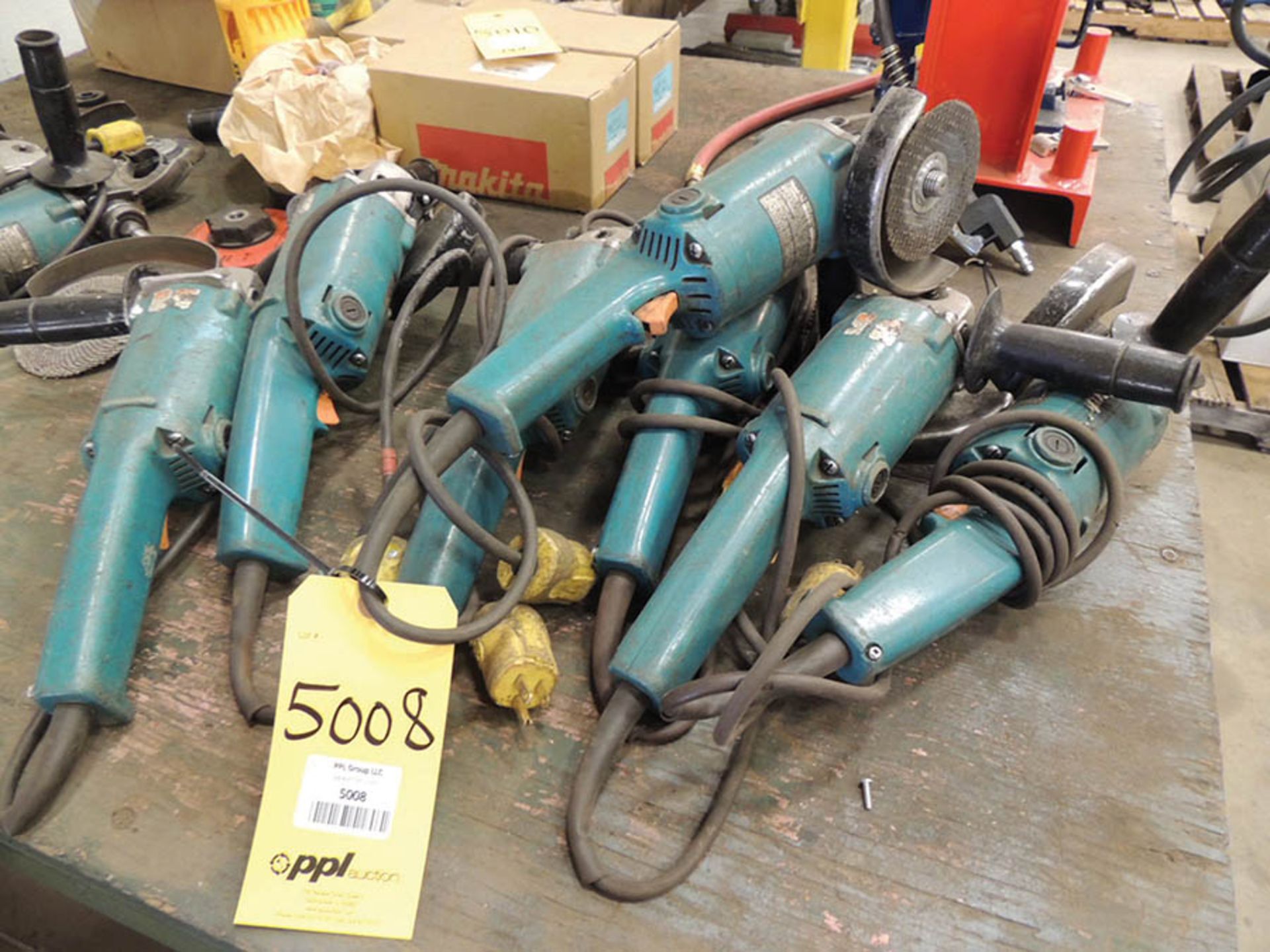 (7) MAKITA ANGLE GRINDERS 4''