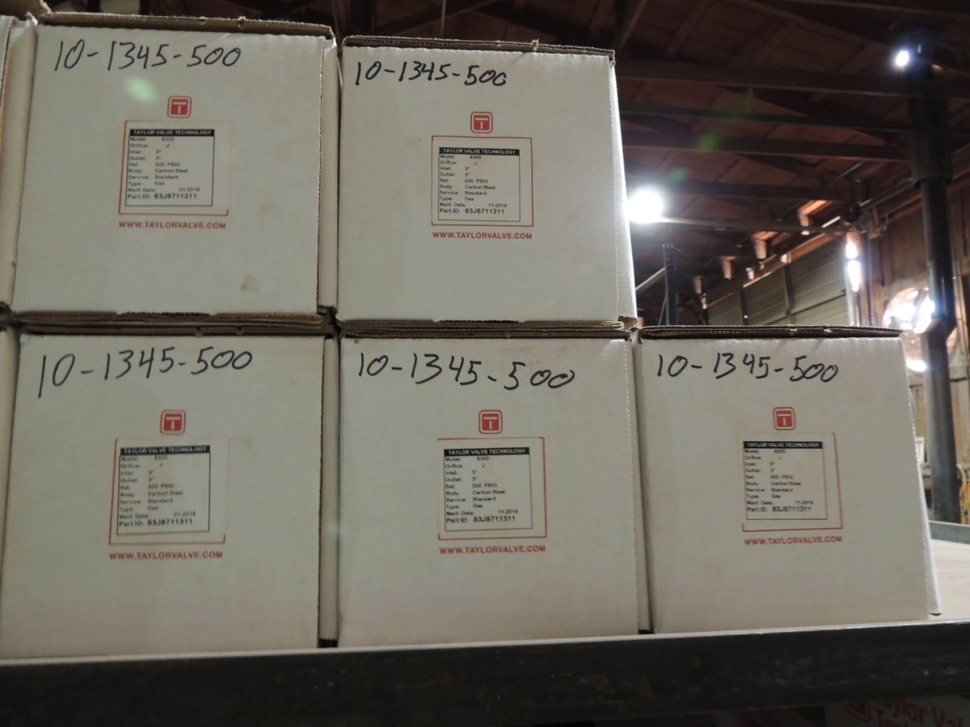 TAYLOR RELIEFS 1'' 250PSI TO 1200 PSI, 2'' 250 PSI TO 1300PSI, 3'' 500 PSI, BALL VALVES .250'' TO - Image 14 of 17