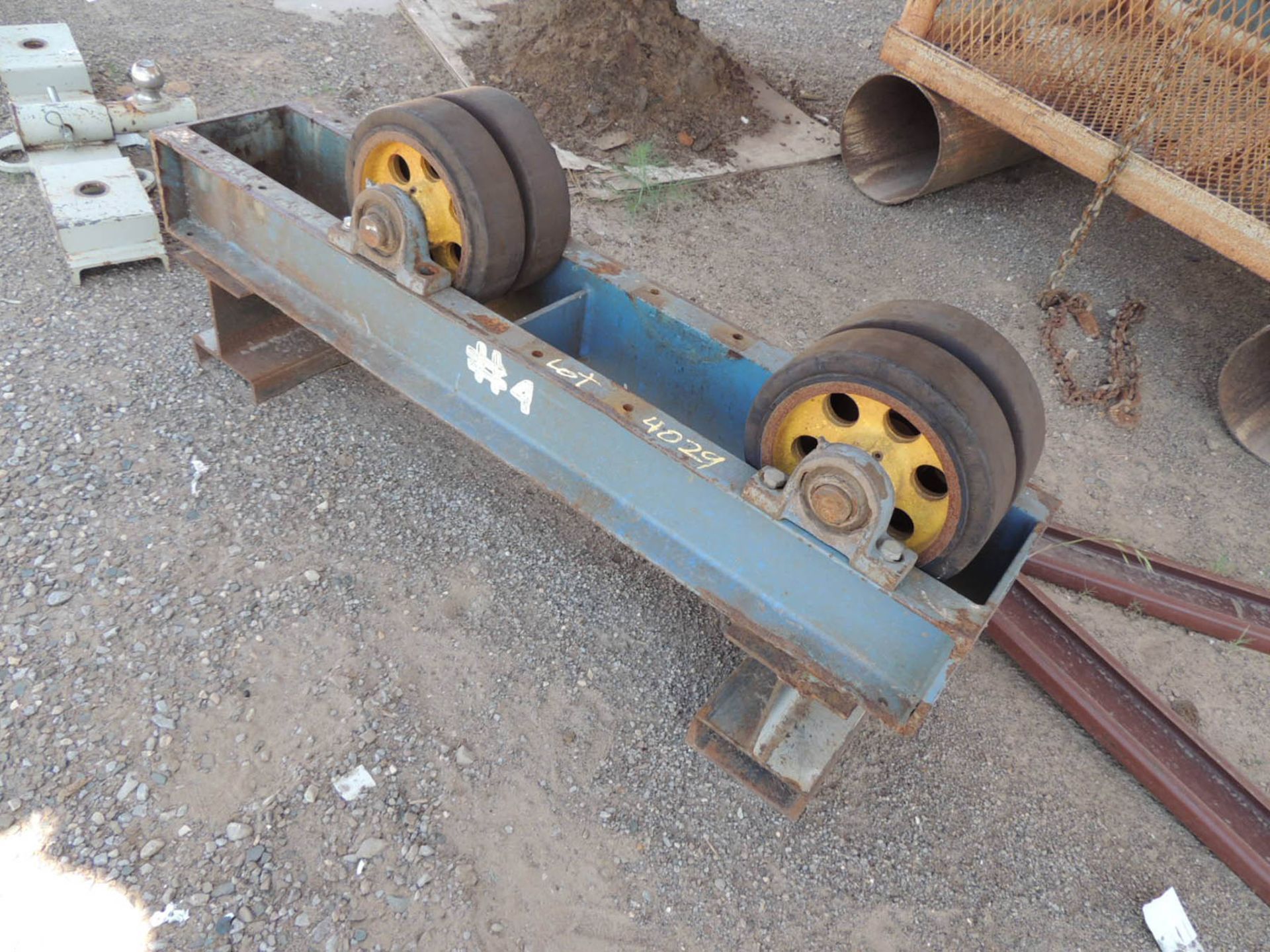 (5) SETS WEBB TANK TURNING ROLLS, 1.5 TON CAP. (CANADIAN, TX) - Image 4 of 4