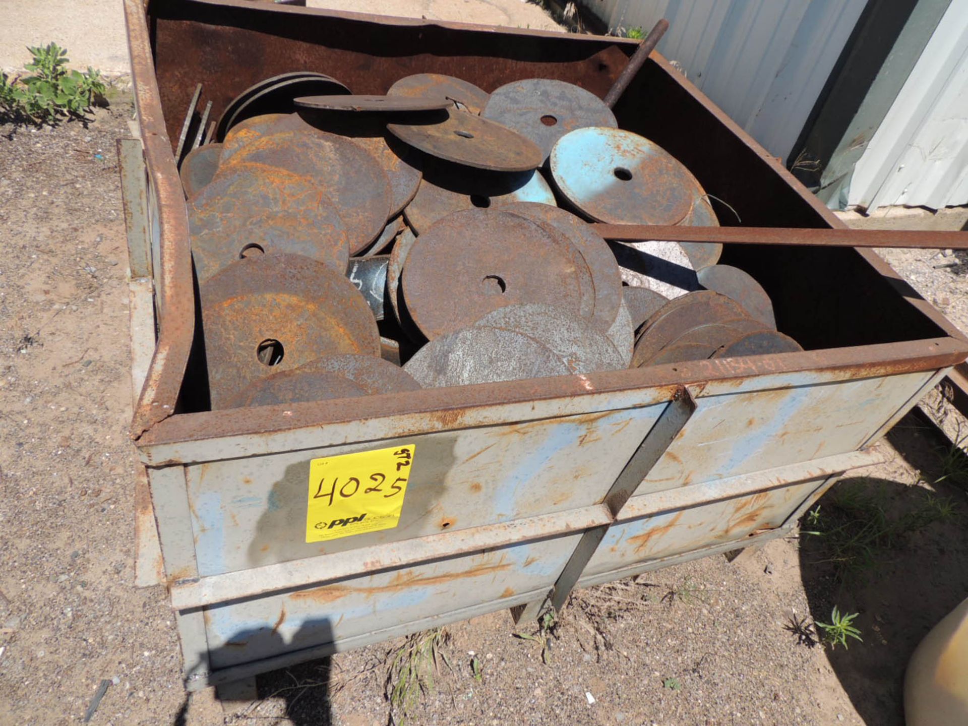 MISC. STEEL PLATE, I-BEAM, CHANNEL IRON, VESSEL CAPS, FLANGES AND CAPS, PIPE, SERRATED STEEL - Image 6 of 20