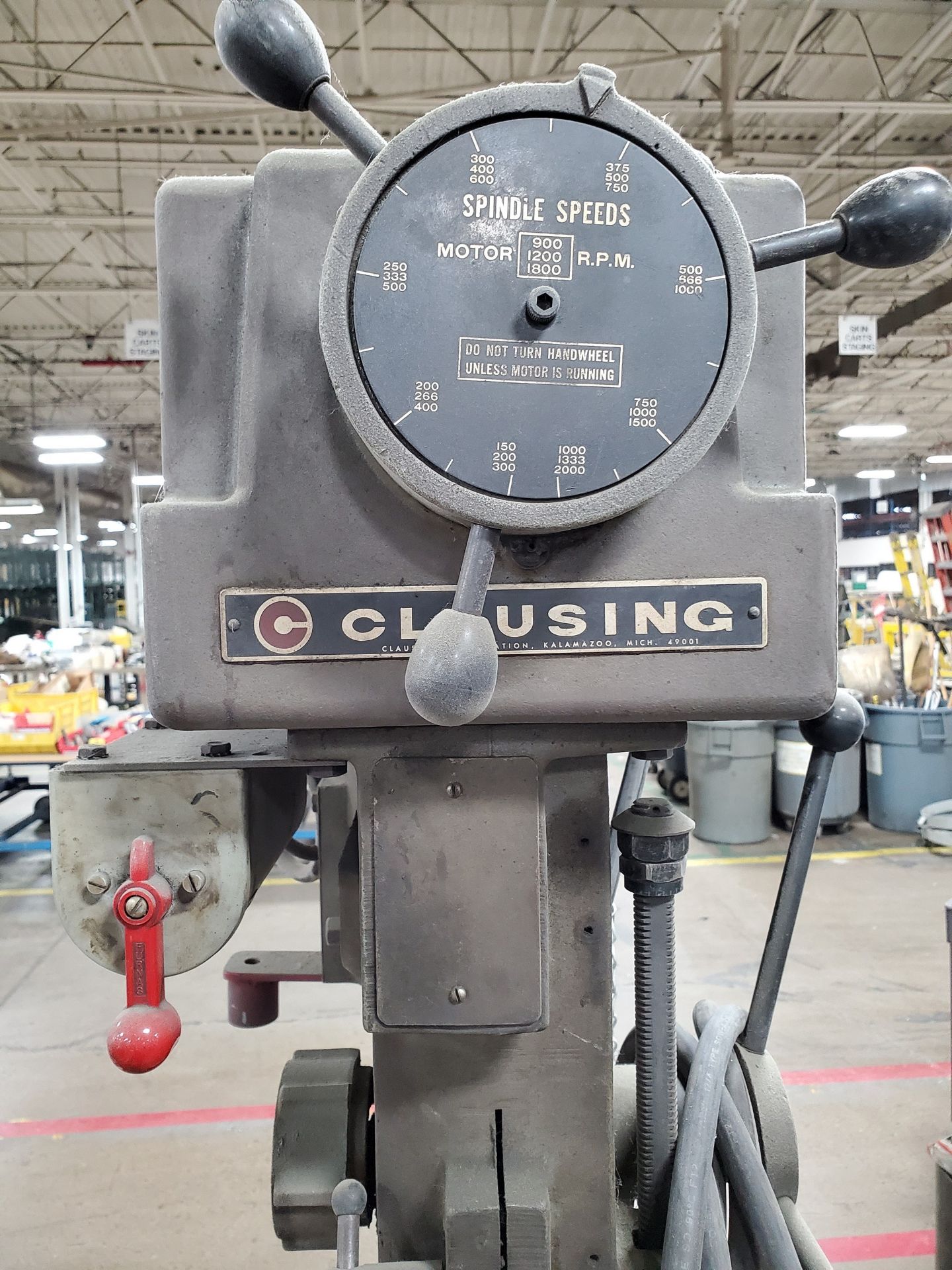 CLAUSING VERTICAL DRILL PRESS - Image 5 of 5