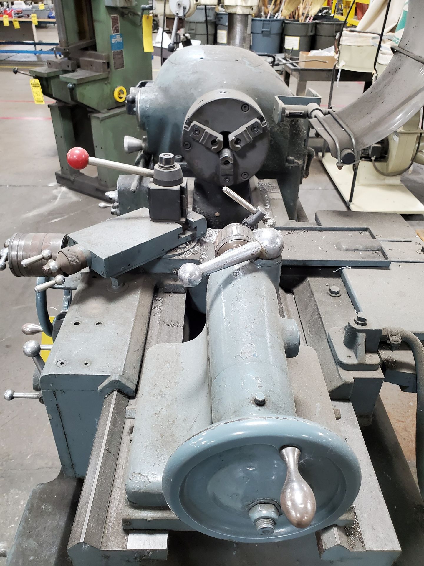 1959 RIVETT ENGINE LATHE, MODEL 1020S, S/N 360, 39'` BED, TAILSTOCK, DORIAN TOOLPOST, CROSS - Image 7 of 9