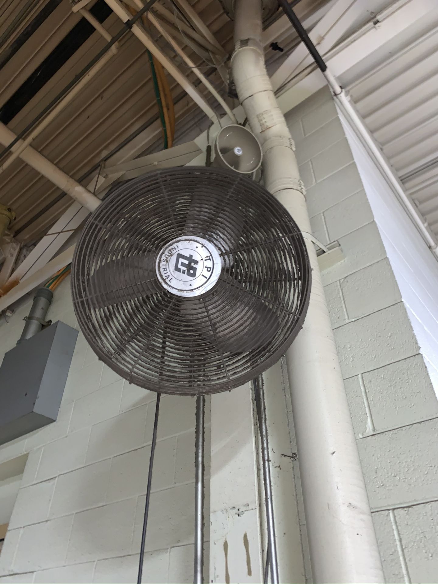 (6) 24'` COLUMN FANS (STILL MOUNTED ON COLUMN, BUYER RESPONSIBLE FOR REMOVAL) - Image 3 of 4