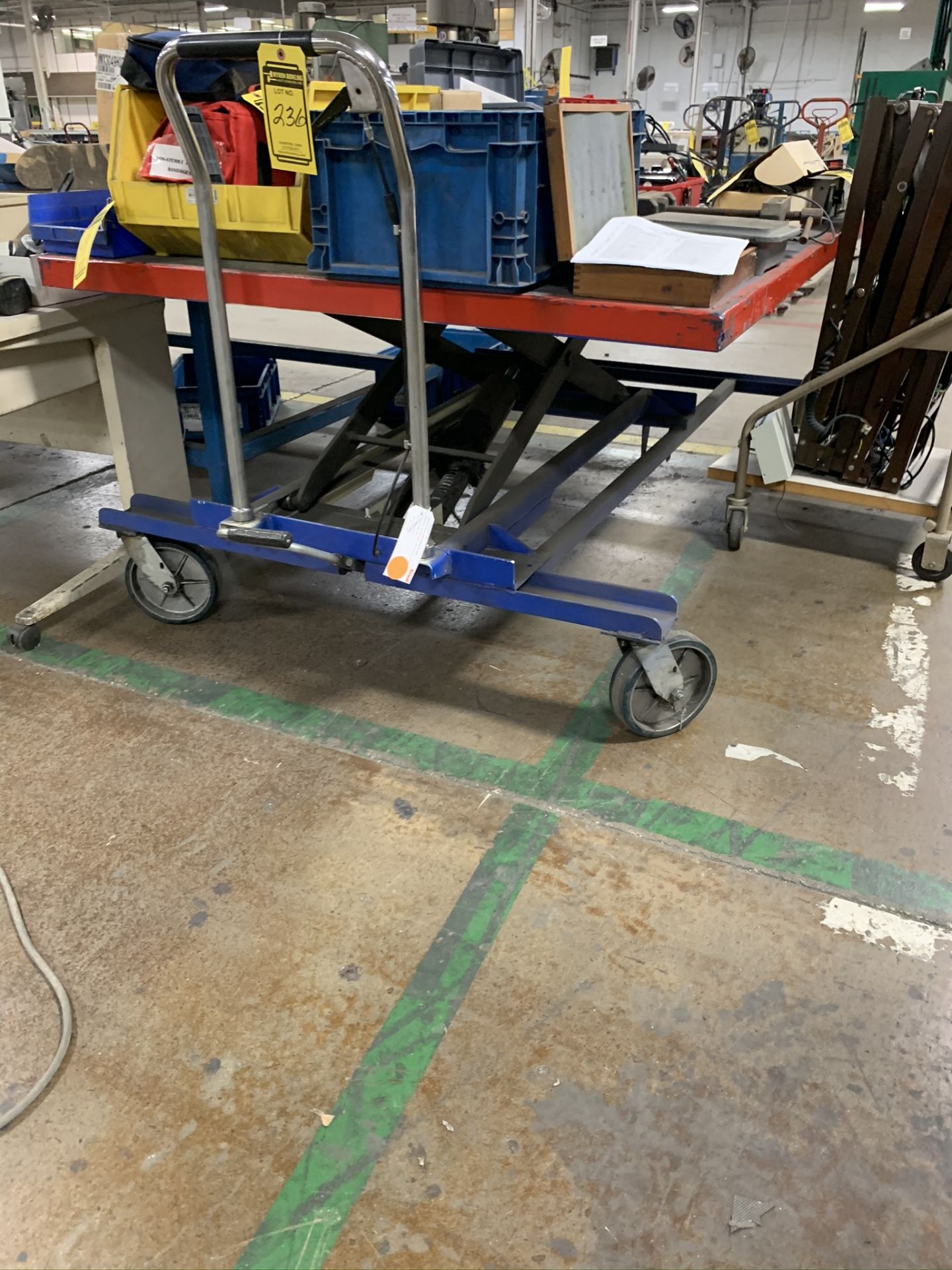 73'` X 51'` PORTABLE DIE SCISSOR LIFT TABLE