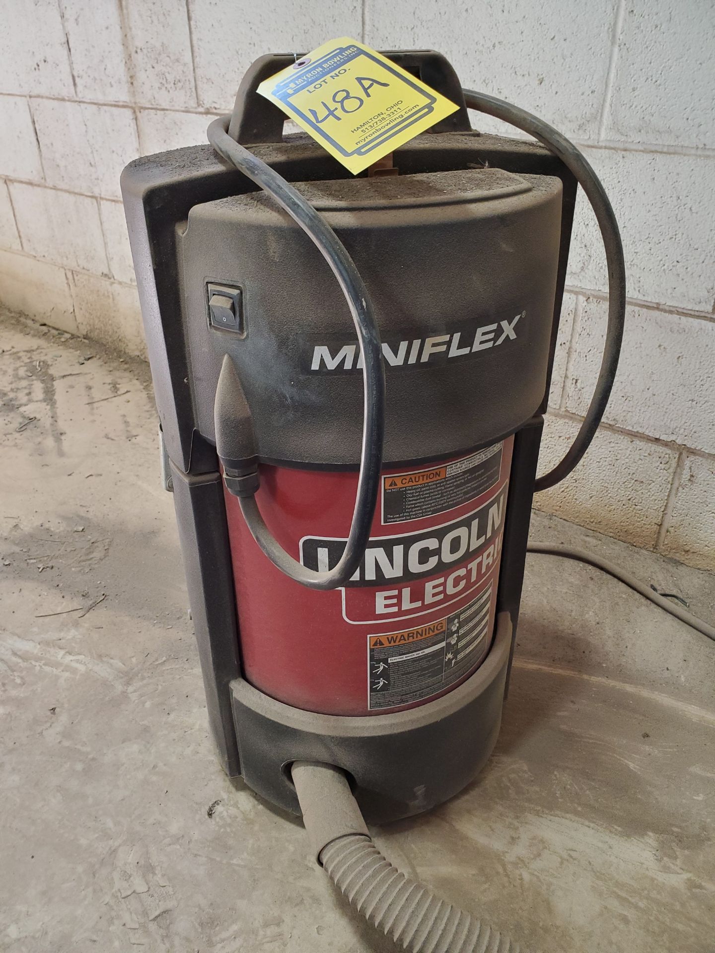 LINCOLN MINIFLEX FUME EXHAUST CANISTER