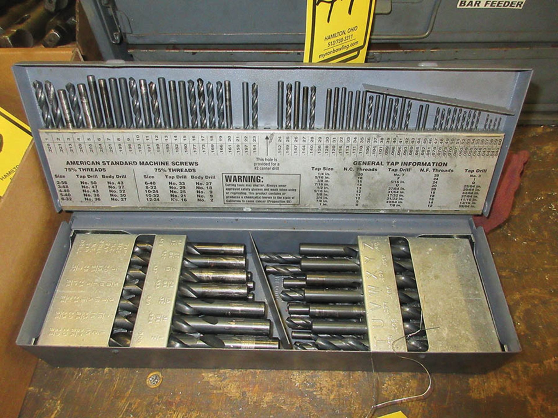 (4) BOXES W/ ASSORTED DRILL BITS, INDEX W/ DRILL BITS - Image 2 of 2