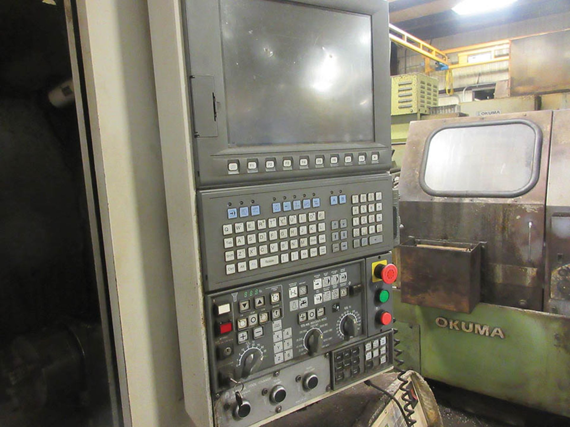 2007 OKUMA MC-V3016 CNC MACHINING CENTER, OKUMA OSP-P200M CONTROL, 20-POSITION TOOL CHANGER, (2) 4'' - Image 5 of 7