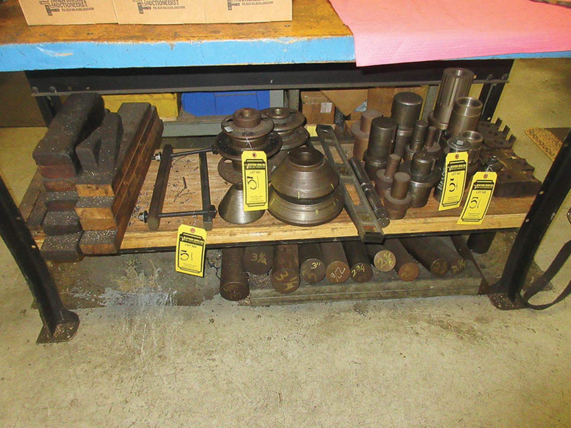 28'' X 60'' WORKBENCH W/ WILTON 4 1/4'' BENCH VISE, ASSORTED TOOLING - Image 3 of 3