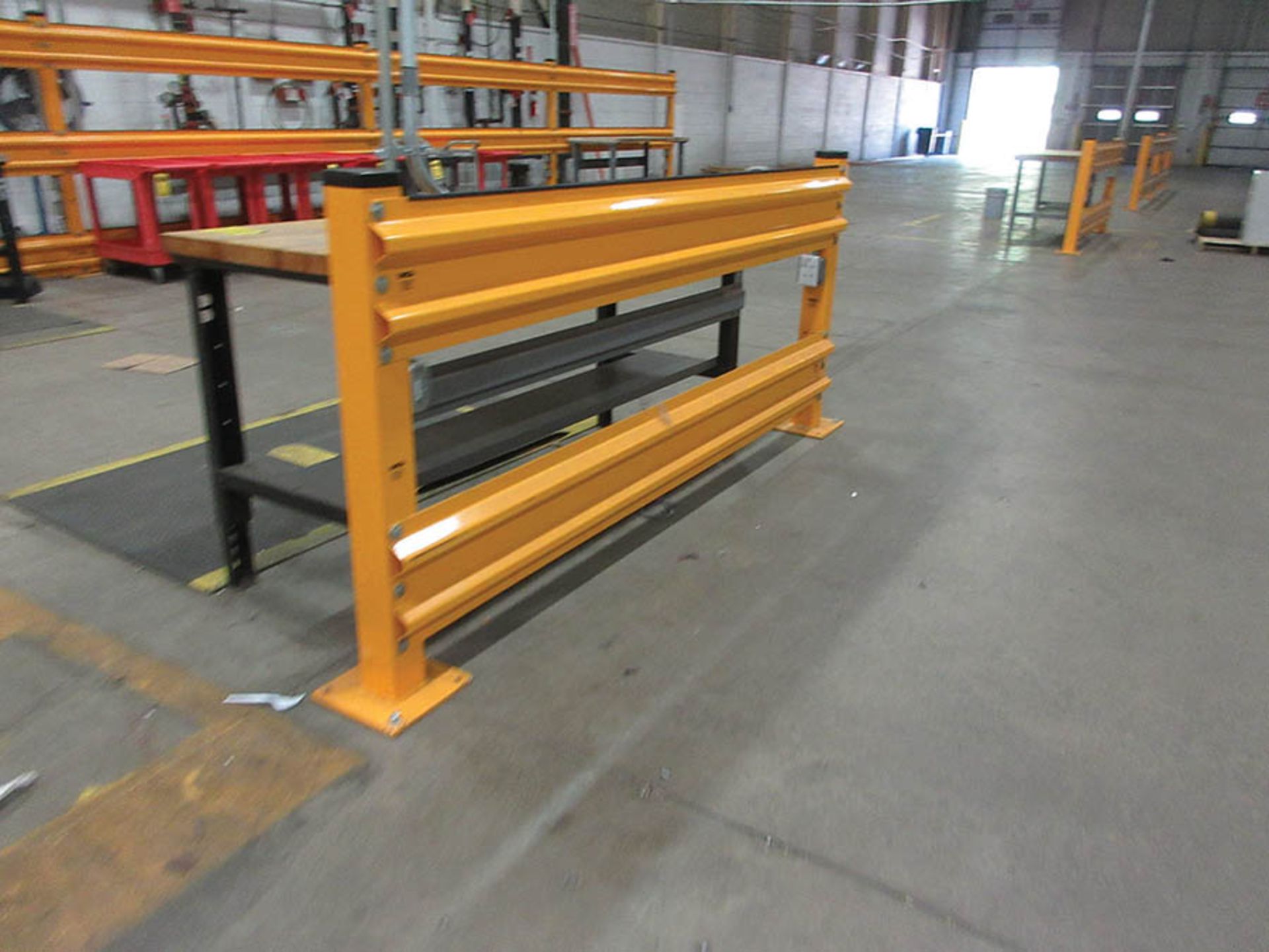 YELLOW GUARDRAIL THROUGHOUT PLANT (ANYTHING PROTECTING FIRE, ELECTRICAL, OR FURNACES MUST STAY IN - Image 2 of 6