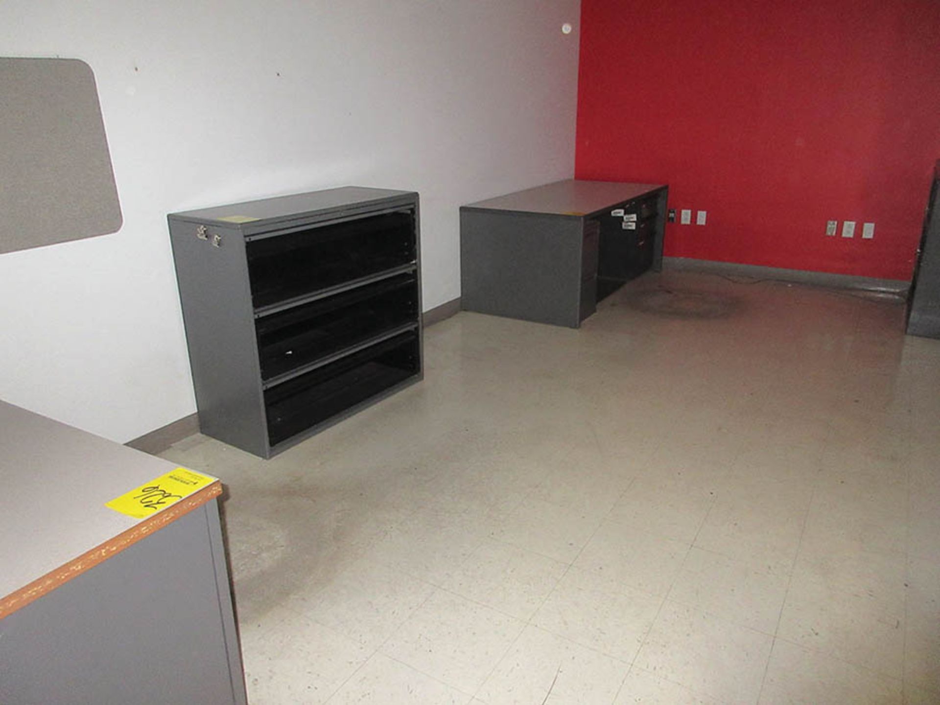FURNITURE CONTENTS OF (2) OFFICES; (8) DESKS, (4) FILE CABINETS