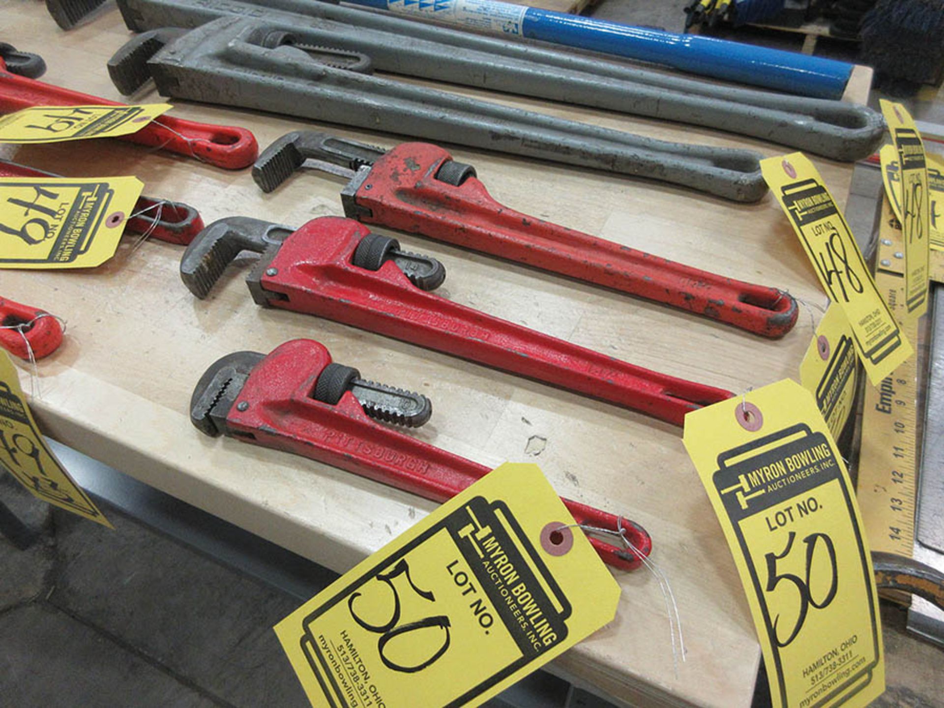 PITTSBURGH 14'' & 10'' PIPE WRENCHES