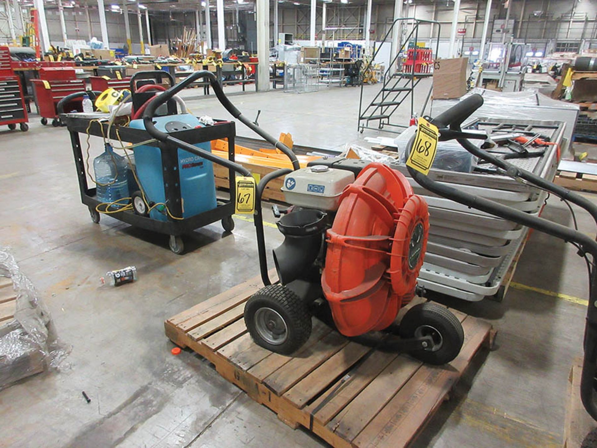 BILLY GOAT FORCE 9 FORCED BLOWER, 9-HP, MODEL: F900H, S/N 101606617