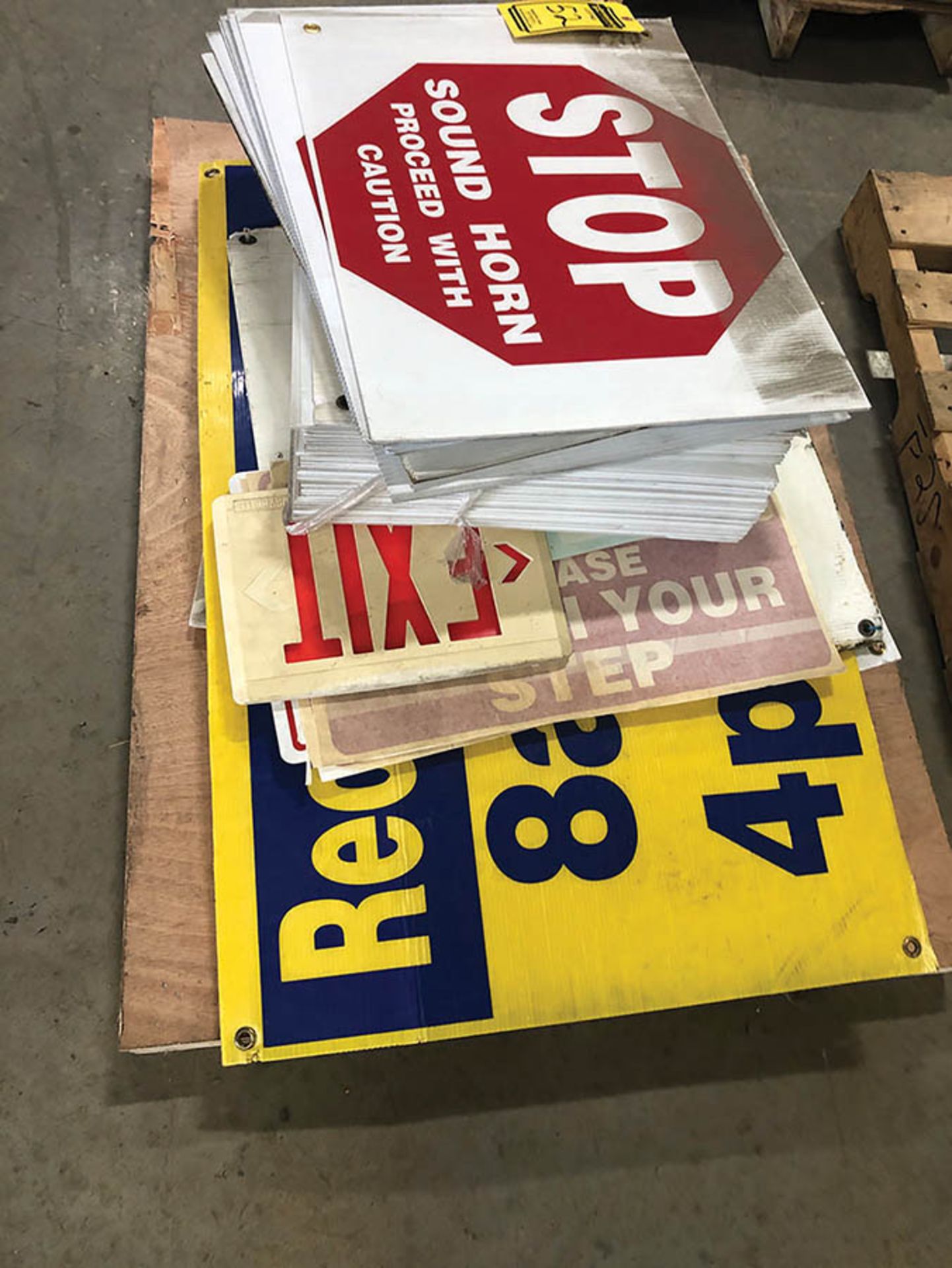 SKID OF ASSORTED SIGNS - Image 2 of 2