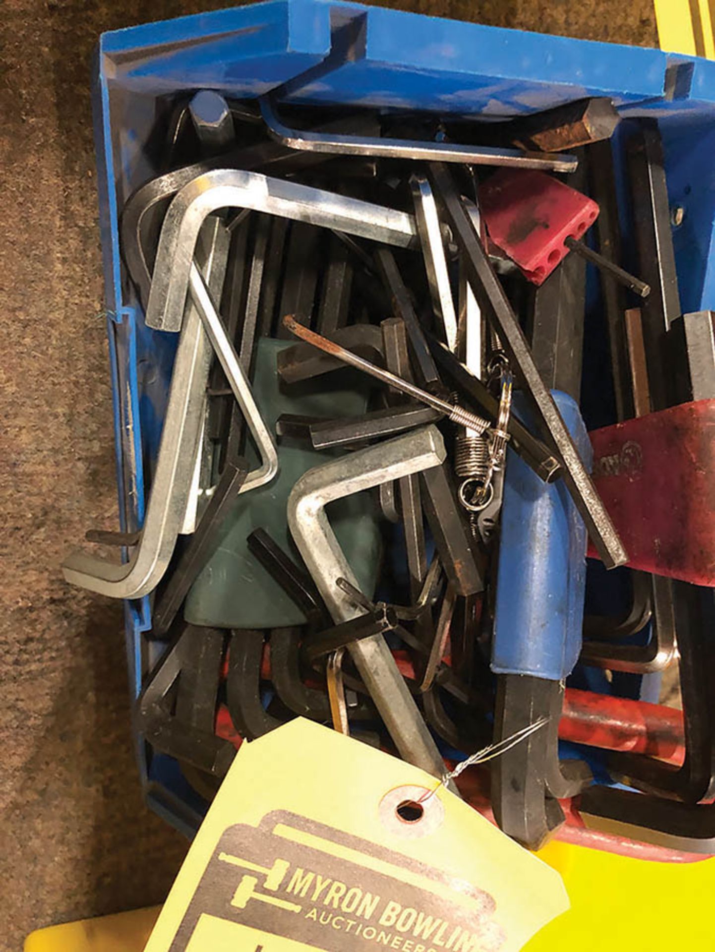 BIN OF ASSORTED ALLEN WRENCHES