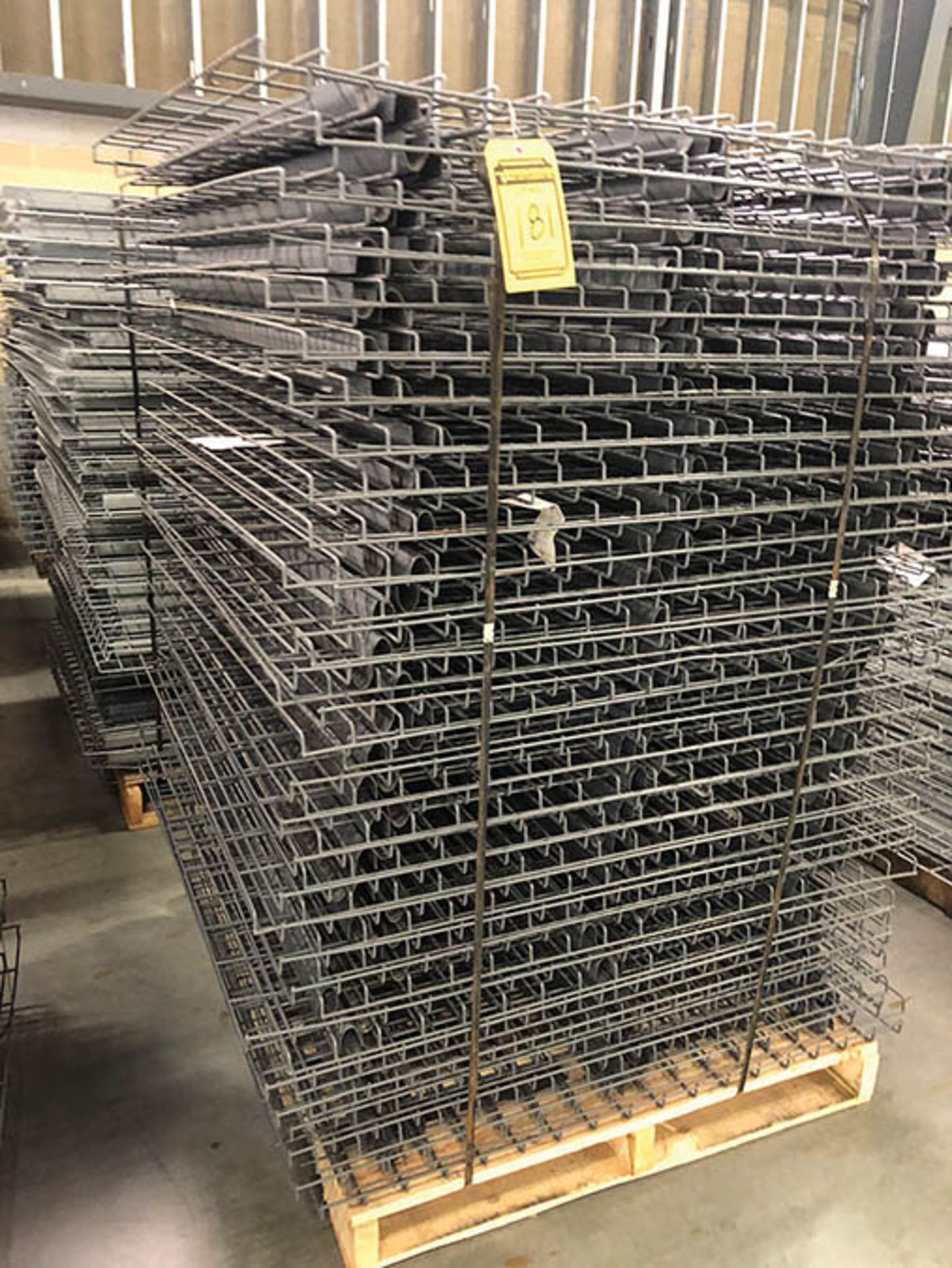 (X232) SECTIONS OF WIRE DECKING 45'` X 44'' X 1'` DEEP
