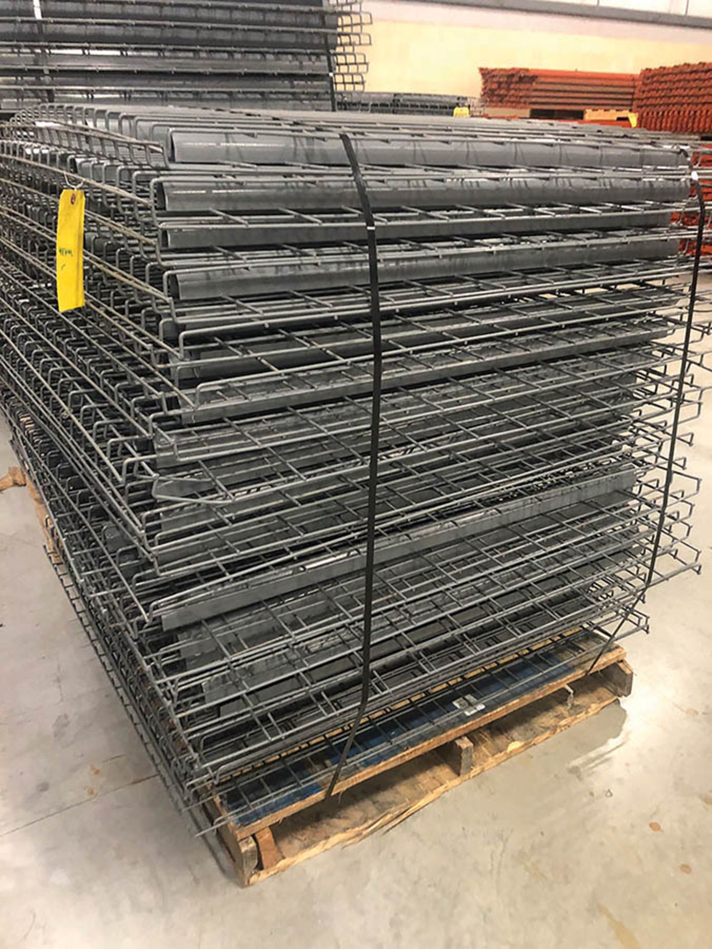 (X180) SECTIONS OF WIRE DECKING 45'` X 44'` X 1 ``DEEP