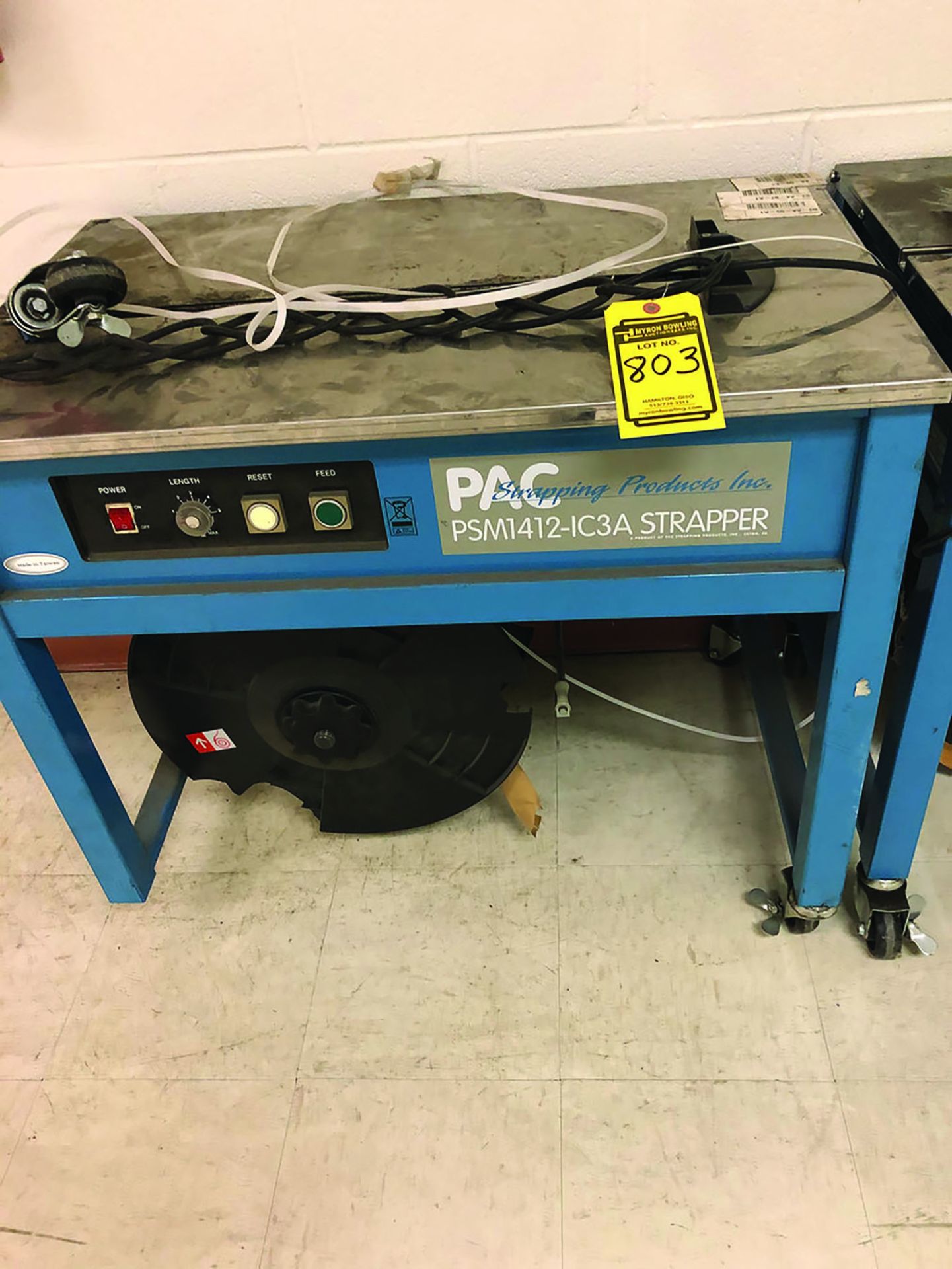 PAC STRAPPER, MODEL # PSM1412 - IC3A, SINGLE PHASE, 10 AMP, 110 VOLT