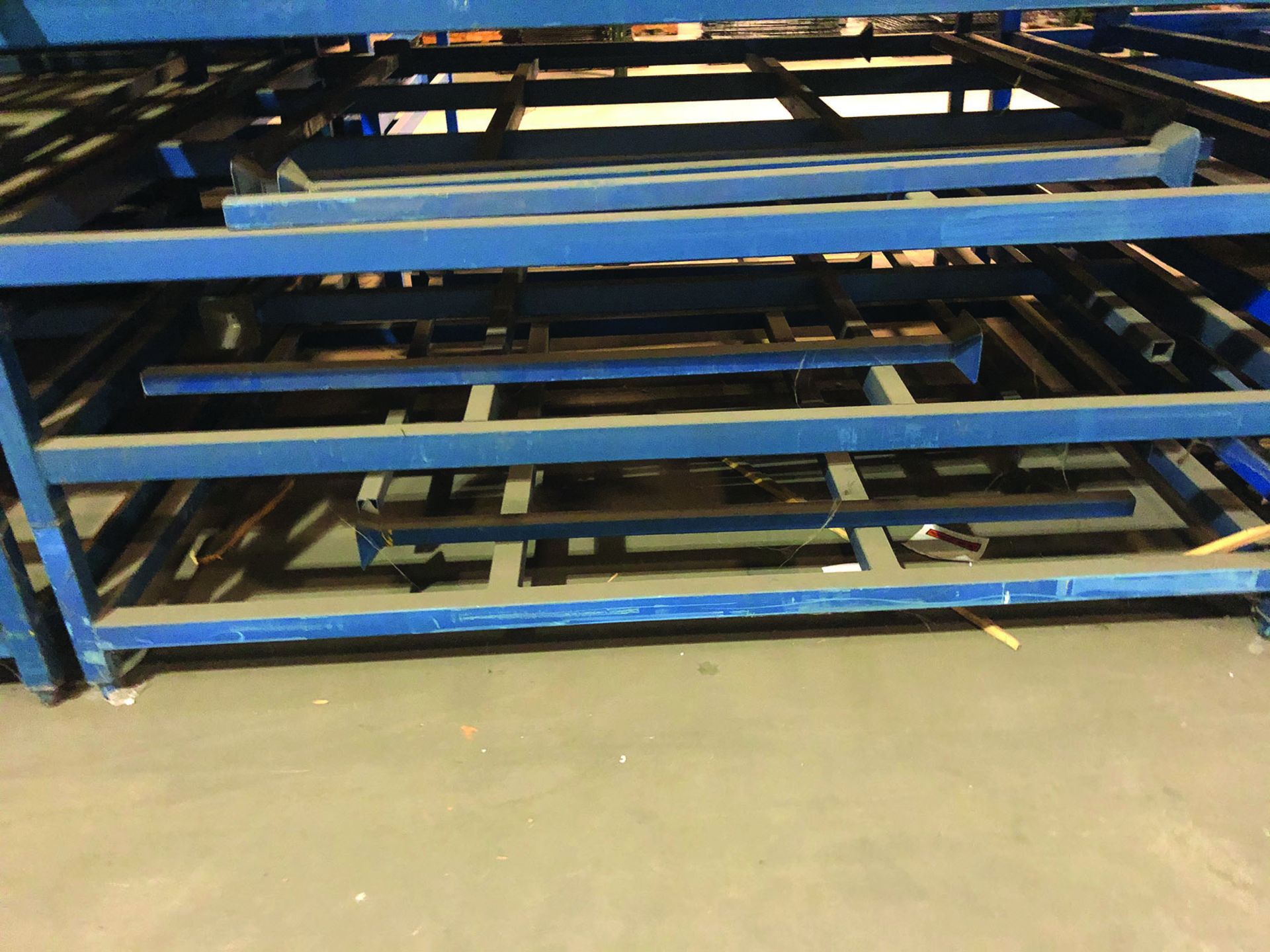 (X39) PORTABLE STACKING RACK, 81'` X 81'` UNBANDED - Image 3 of 3