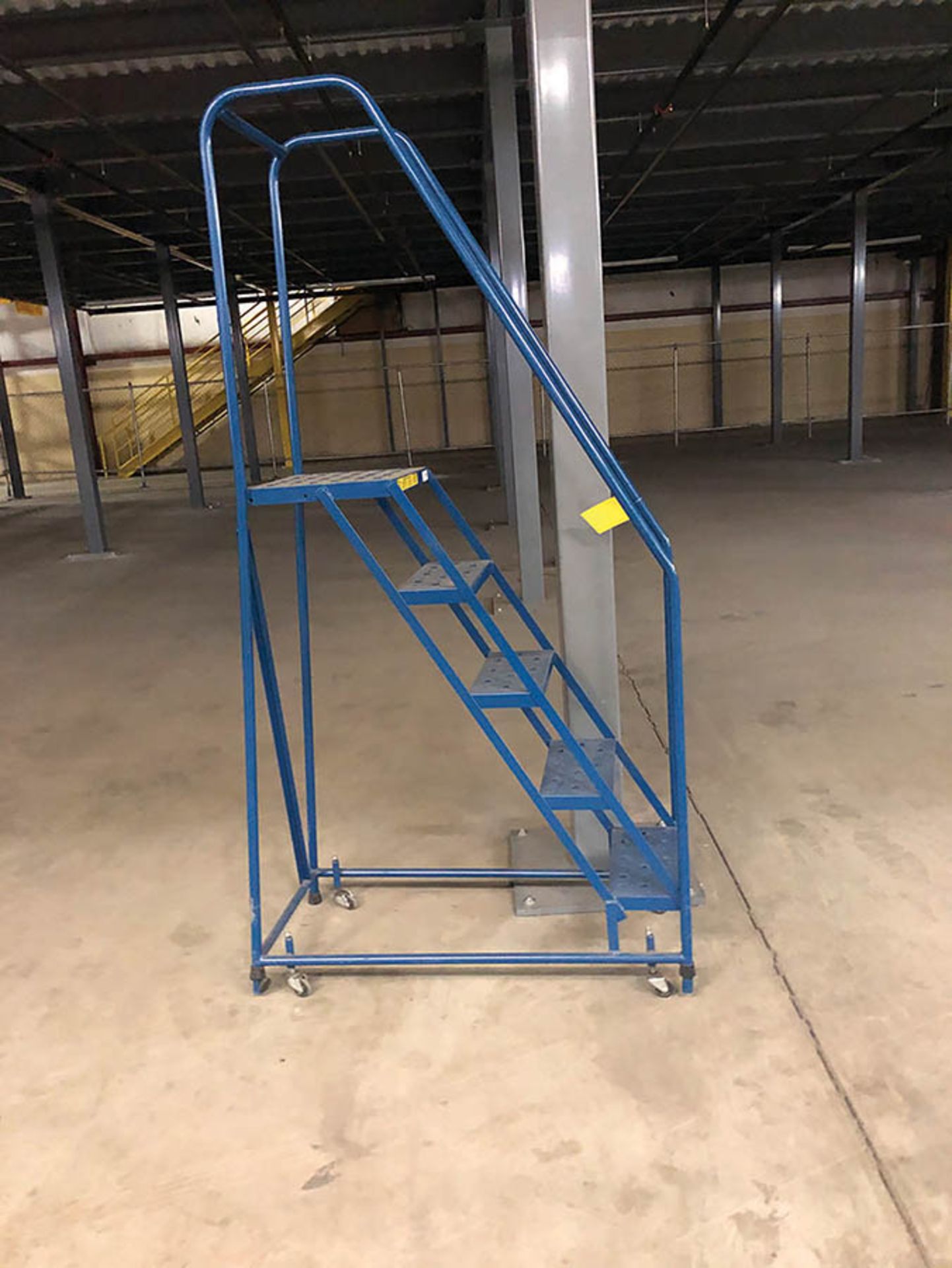 GILLIS-JARKE STEEL 5 STEP ROLLING LADDER