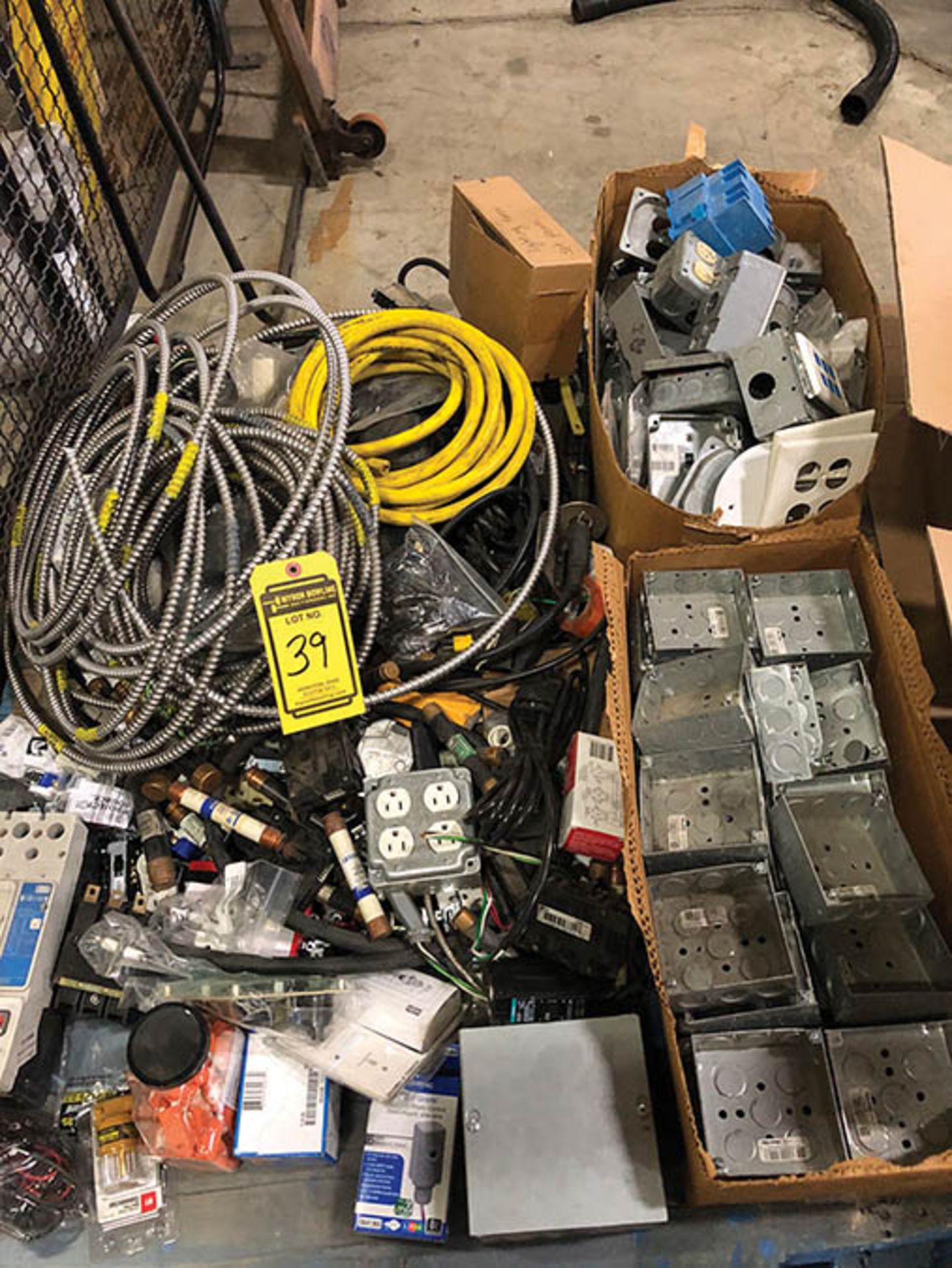 (2) SKIDS OF ASSORTED ELECTRIC SUPPLIES