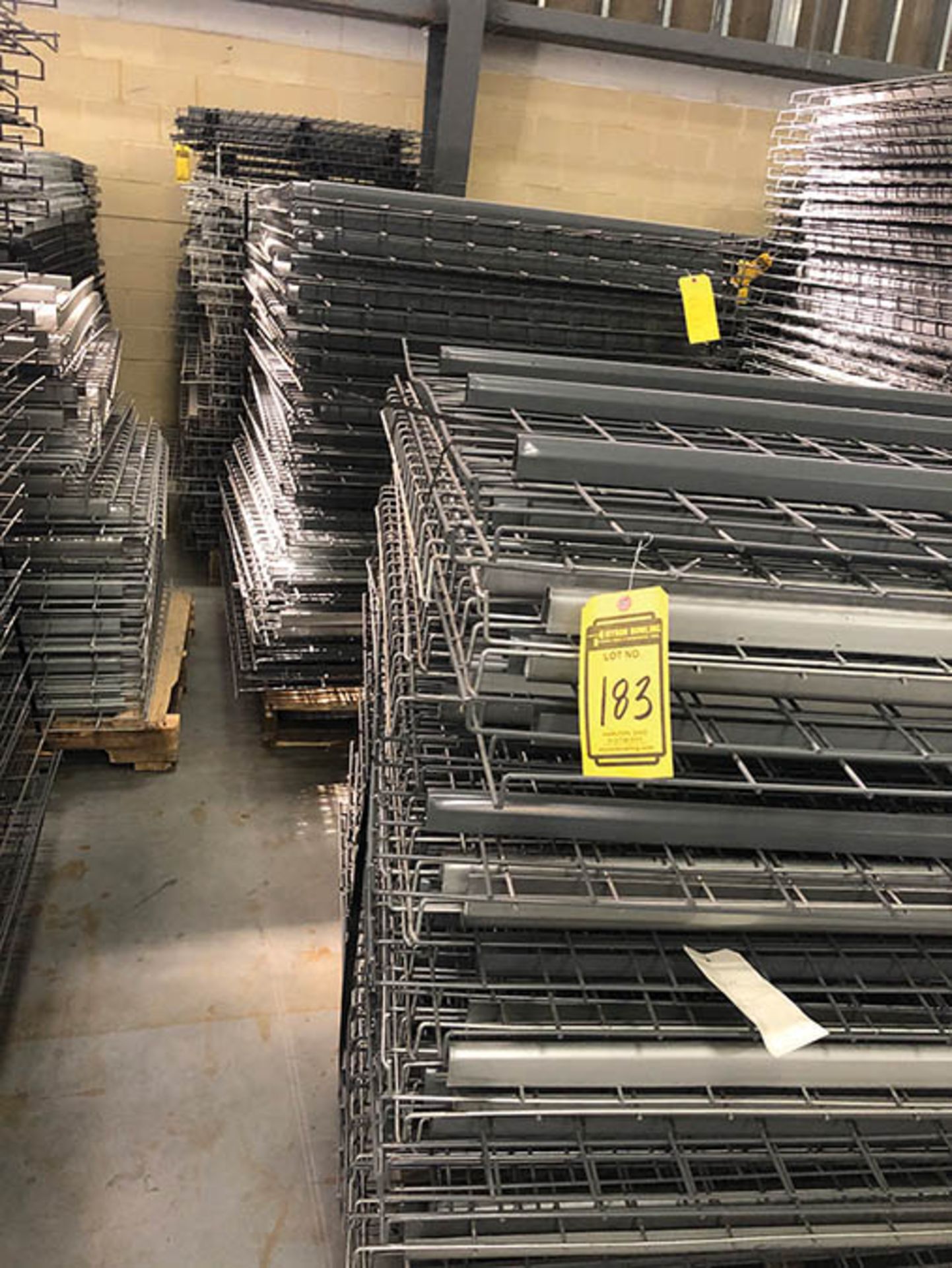(X210) SECTIONS OF WIRE DECKING 45'` X 44'' X 1'` DEEP