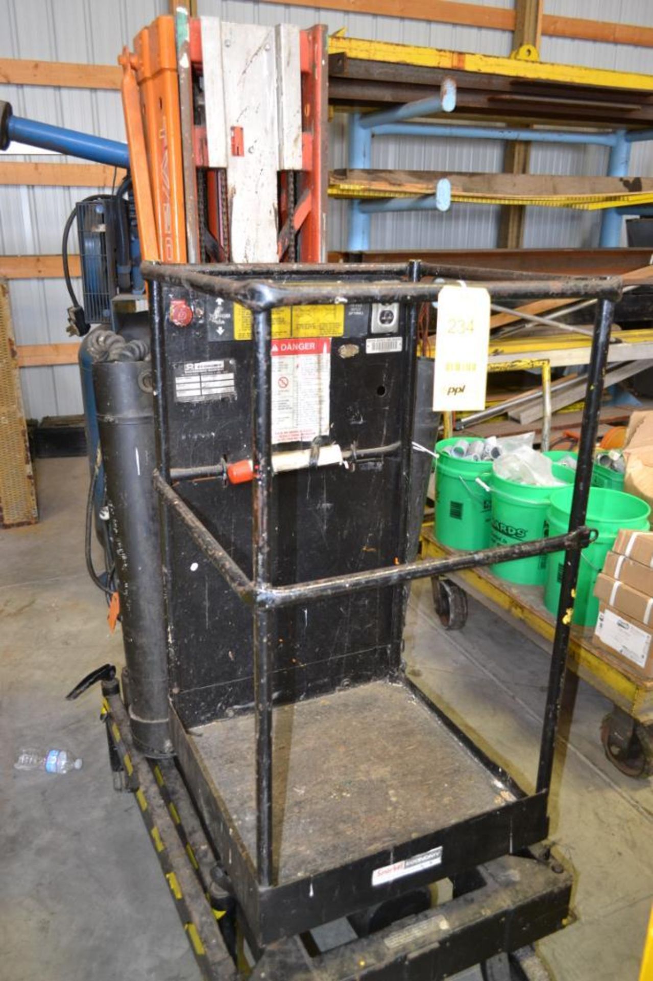 ECONOMY PUSH-AROUND ELECTRIC MANLIFT MODEL TV20 (BUILDING #2)