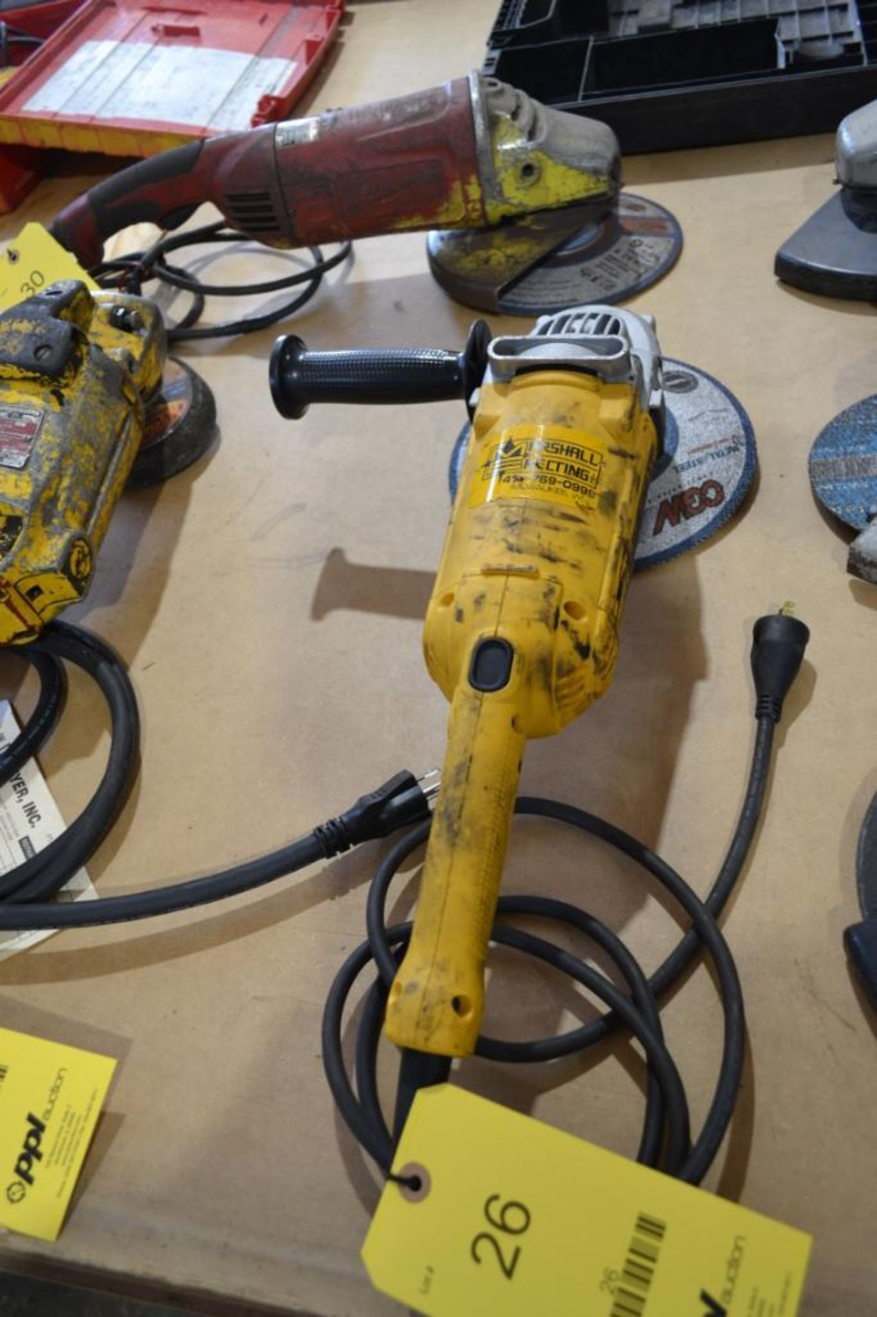 DEWALT 9 IN. RIGHT ANGLE GRINDER (BUILDING #1)