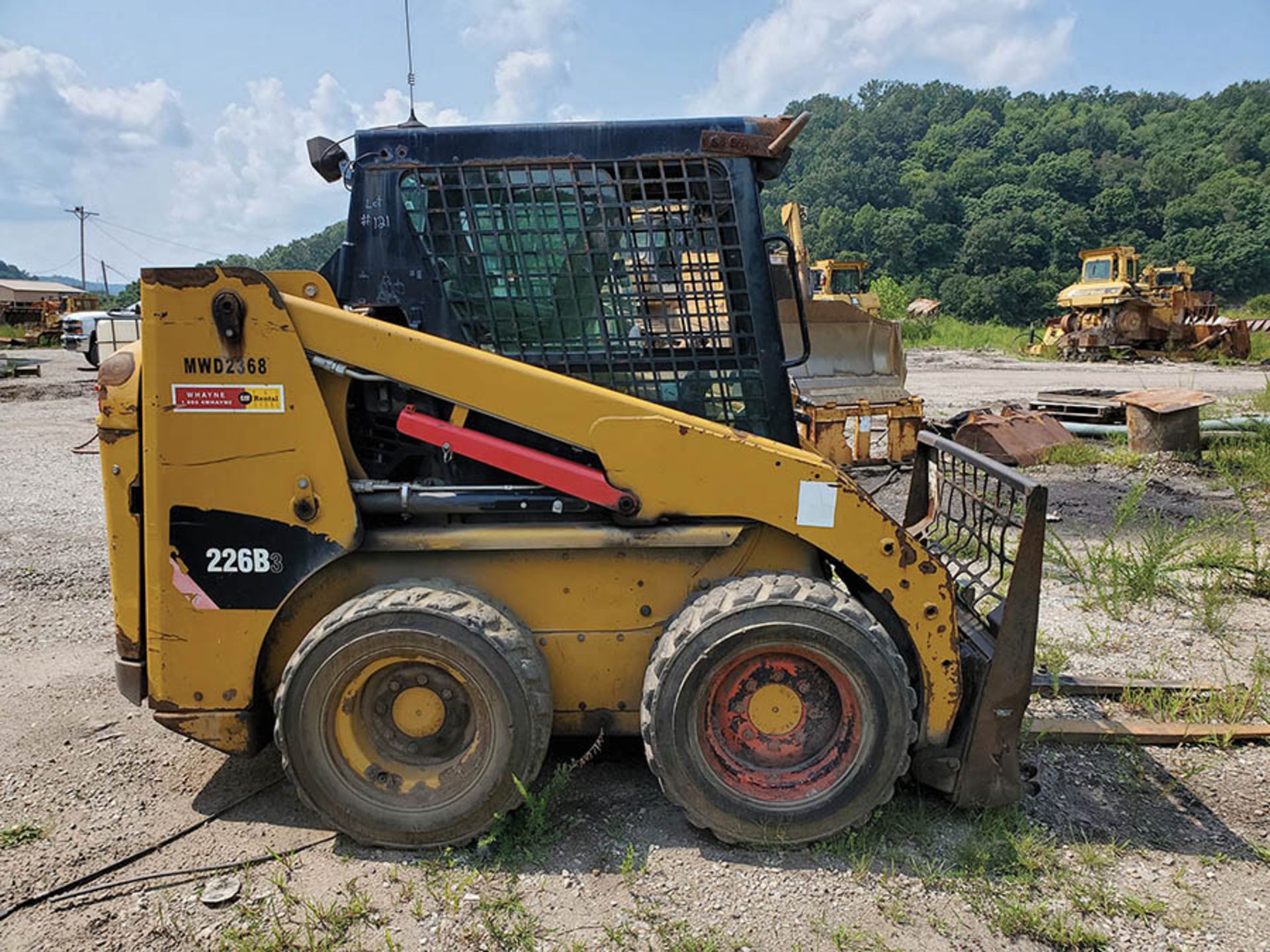 CATERPILLAR 226B SKID STEER LOADER, P/N: CAT0226BEMWD02368, 2,198 HOURS SHOWING, CAT C2.2 DIESEL - Image 7 of 8