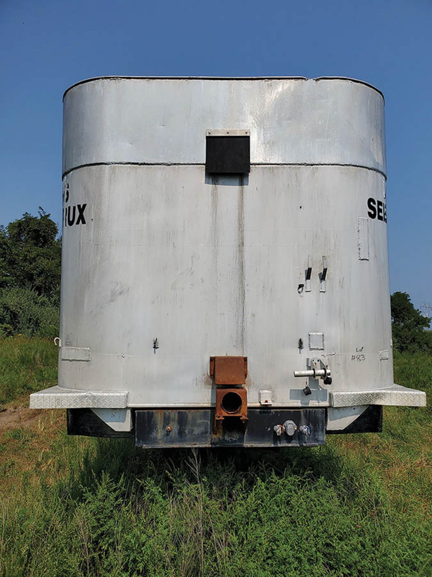 BENSON HYDRAULIC END DUMP T/A ALUMINUM TRAILER, VIN, LOCATION: MARCO SHOP ***DELAYED TITLE: BUYER - Image 3 of 7