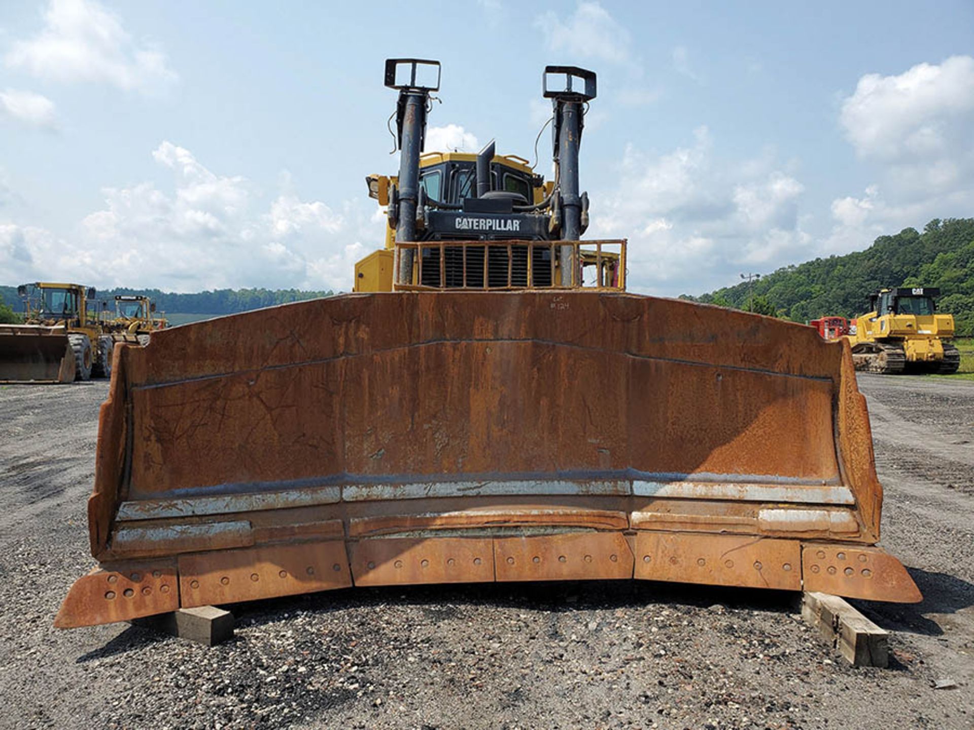 CATERPILLAR D8T DOZER, S/N: KPZ02178, CAT C15 ENGINE, 24'' WIDE TRACKS, 166'' WIDE DOZER BLADE, REAR - Image 3 of 9