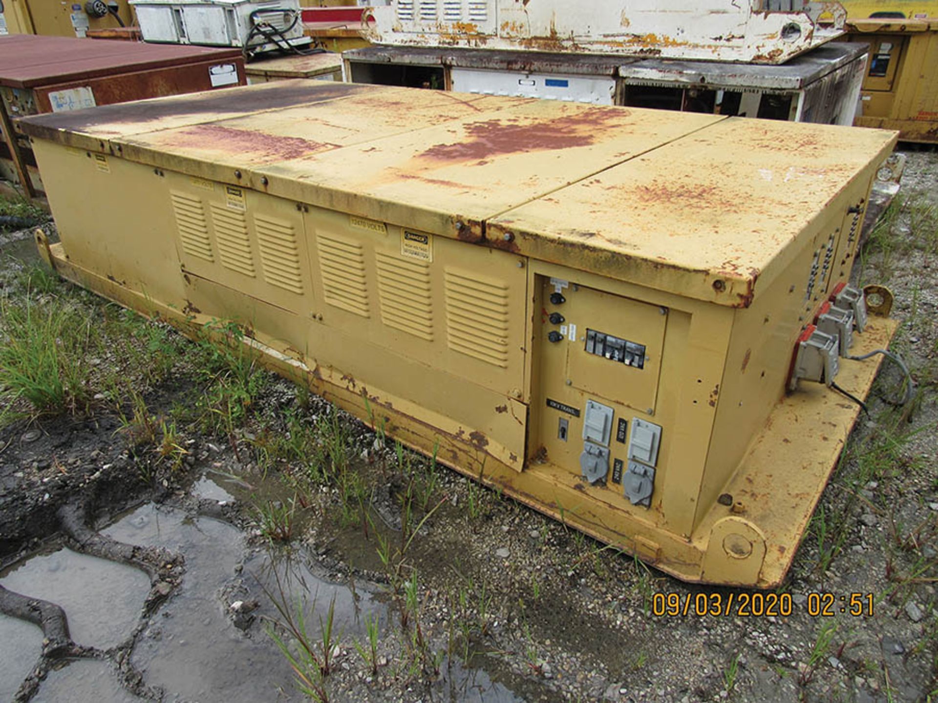 OHIO BRASS MINE POWER TRANSFORMER, MODEL 10525, 12470 IN 480 OUT, 300 KVA, S/N 1815-4013 - Image 2 of 3