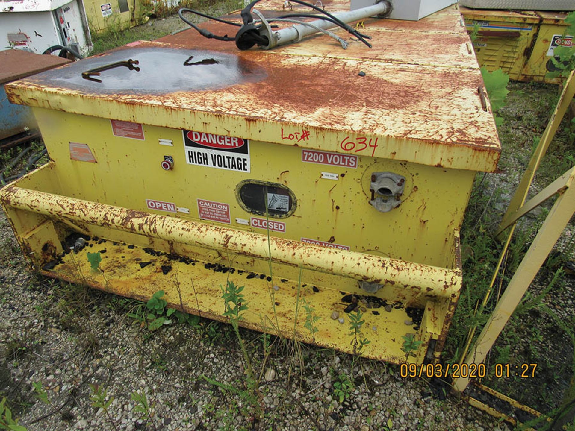 AMERICAN ELECTRIC EQUIPMENT POWER CENTER, 300 KVA, 7,200Y/4,160-480V., S/N 97479-300-696 - Image 3 of 4