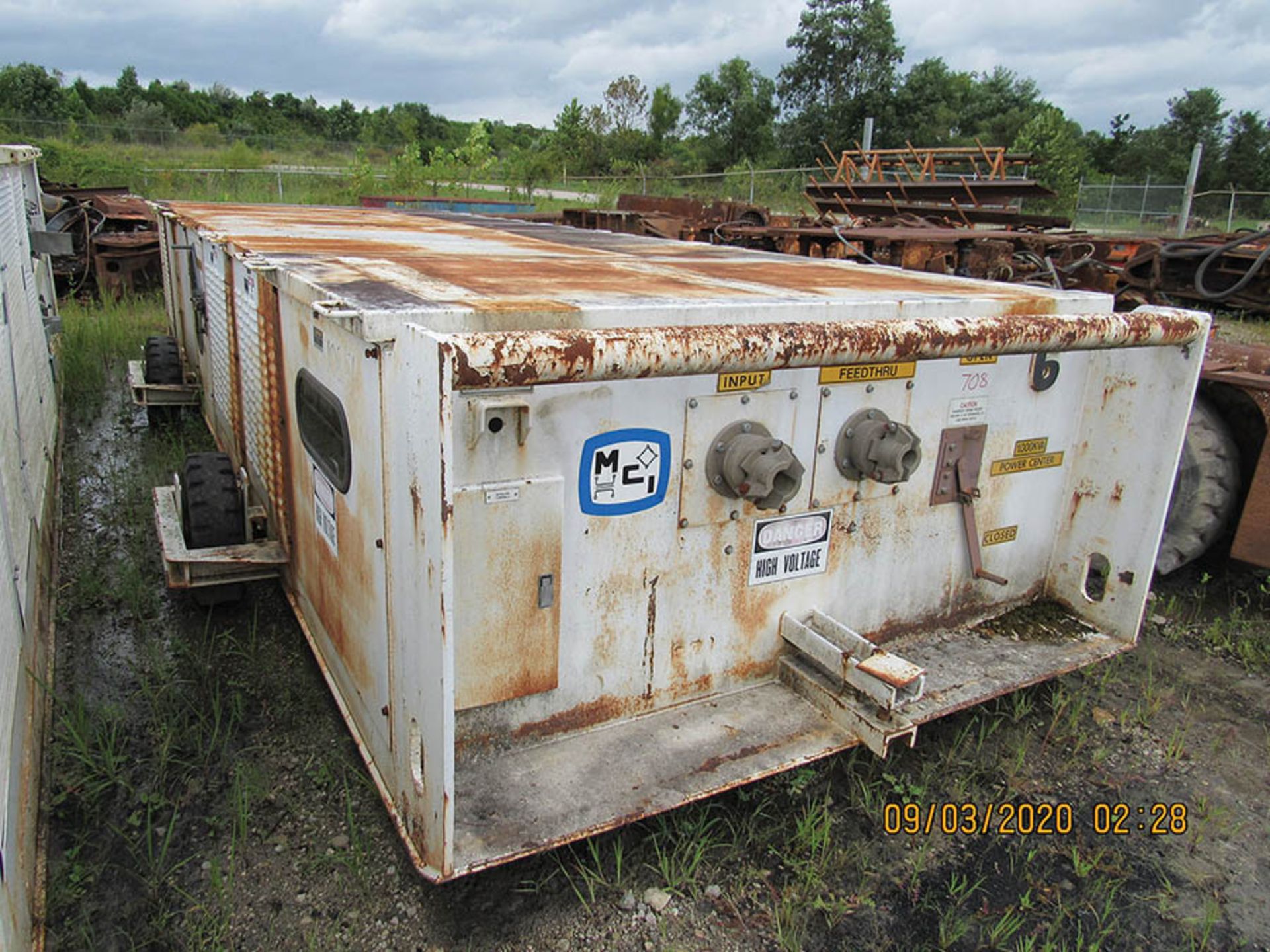 MINING CONTROLS INC., MODEL 31181P-30639-1091, 1000 KVA POWER CENTER, 7,200 X 12,470 - 2,400/1,380 - - Image 3 of 6