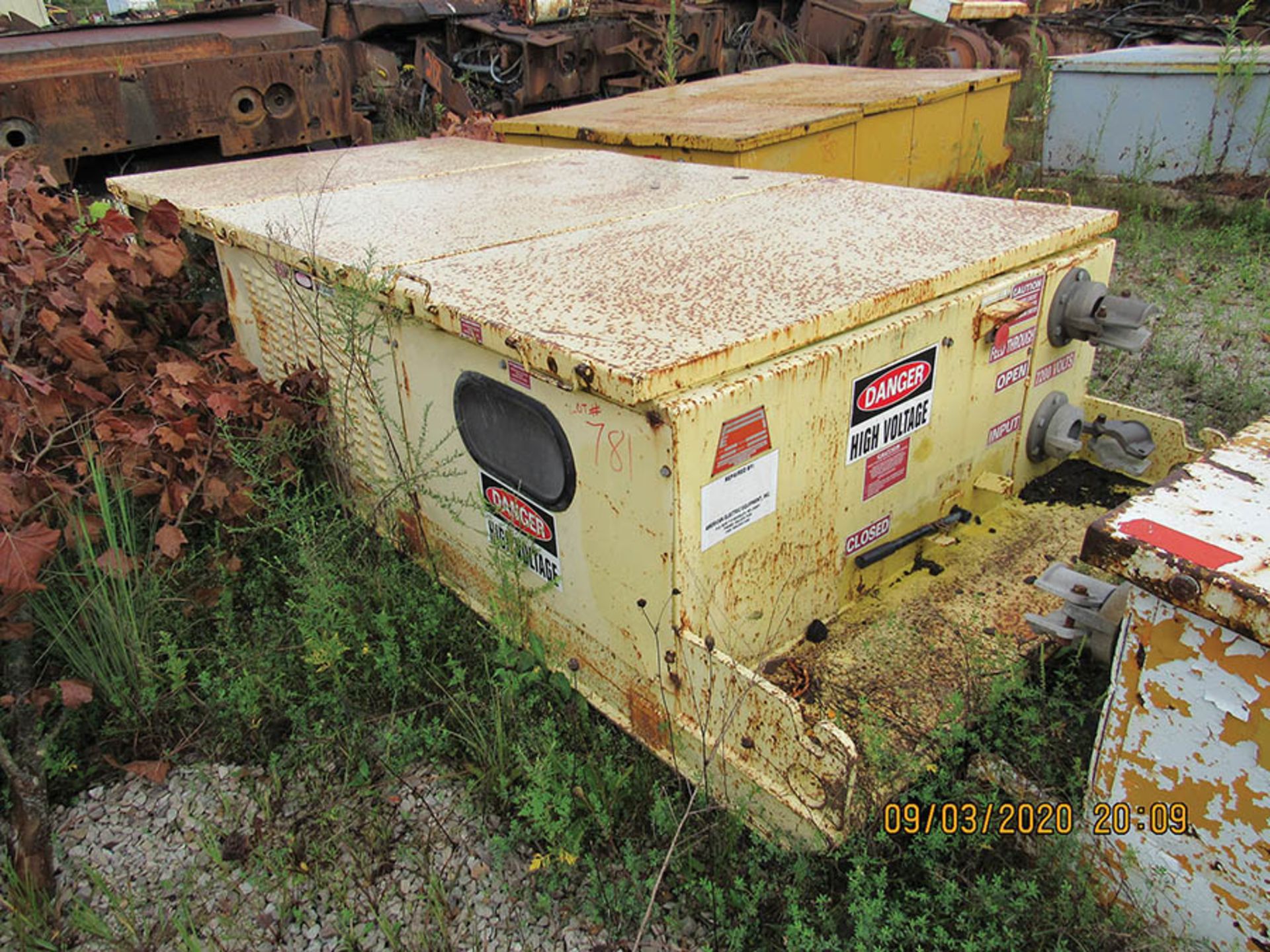 AMERICAN ELECTRICAL EQUIPMENT POWER CENTER, 100 KVA, S/N 14421-100-200, 7200-480V., LOCATION: CZAR - Image 3 of 4