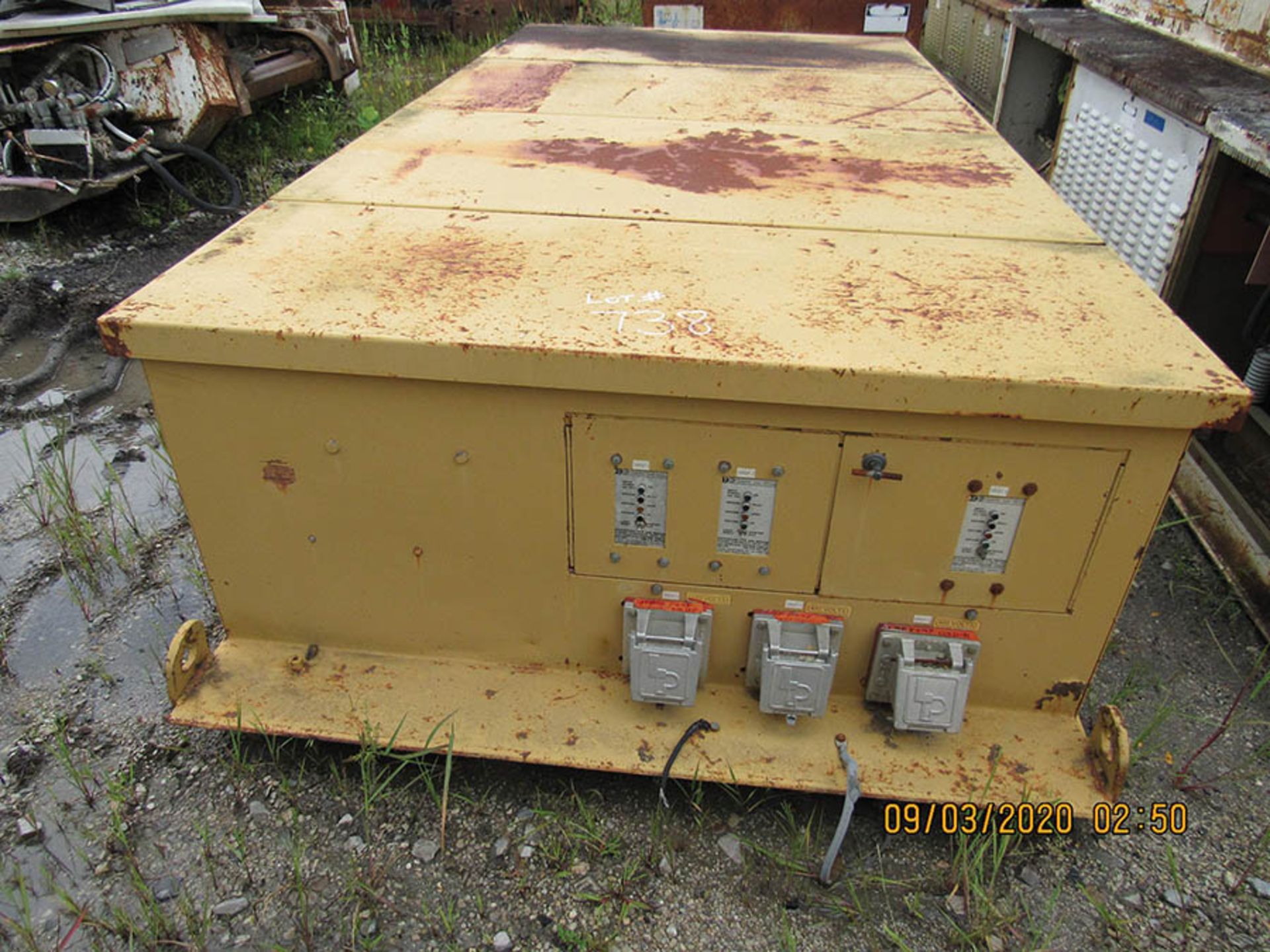 OHIO BRASS MINE POWER TRANSFORMER, MODEL 10525, 12470 IN 480 OUT, 300 KVA, S/N 1815-4013